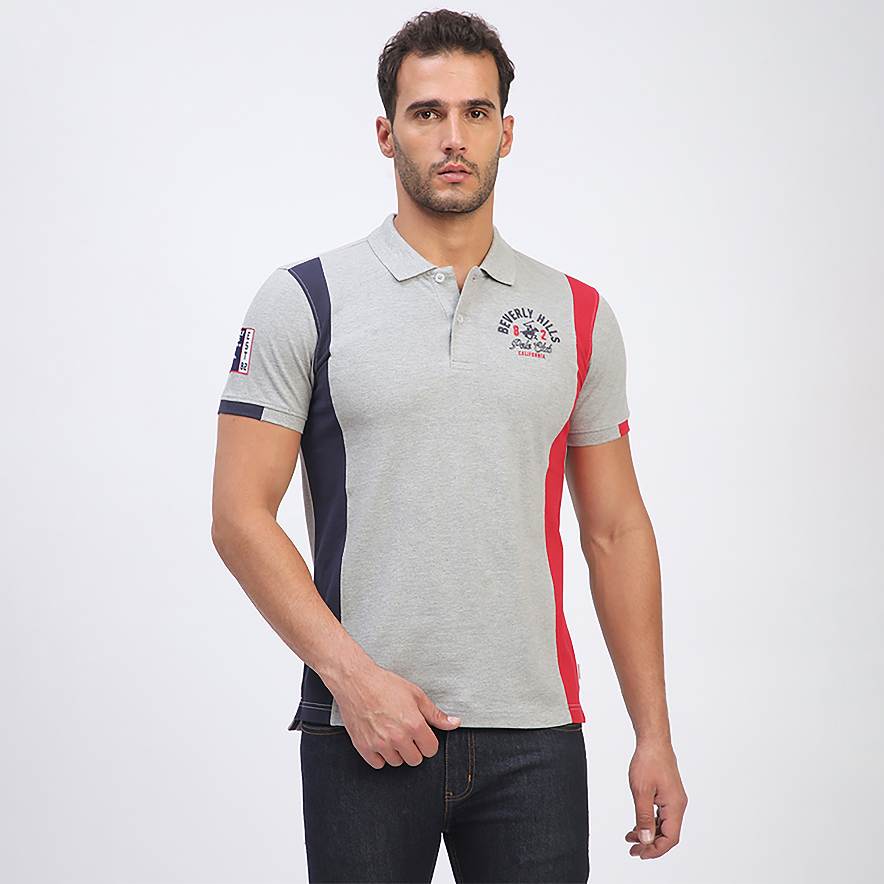 Beverly Hills Polo Club Color Block Short Sleeves Polo T-Shirt-men-clothing-tshirtsandpolos-polos-image-1
