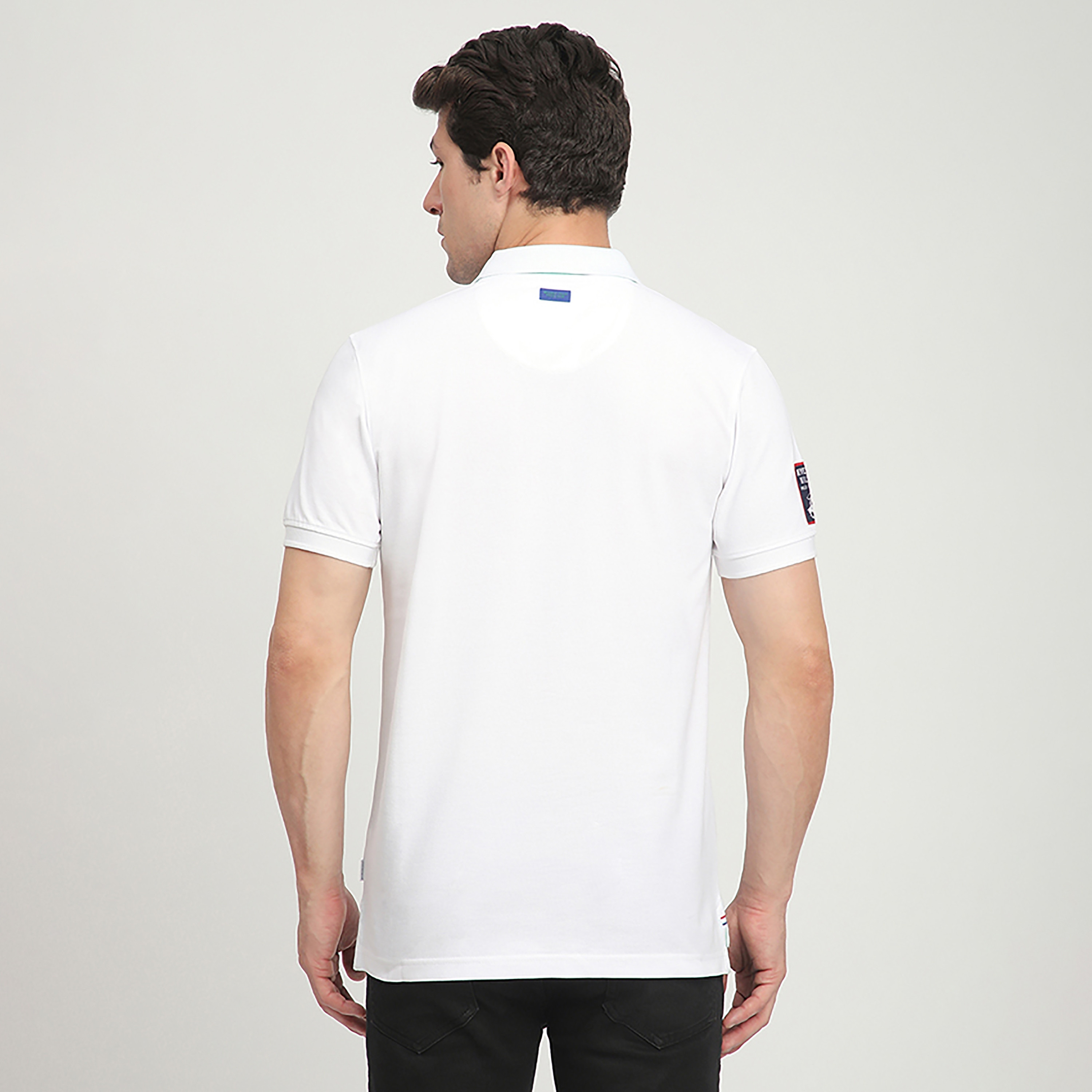 تي شيرت بولو رجالي سادة بأكمام قصيرة وياقة من بيفرلي هيلز بولو كلوب-men-clothing-tshirtsandpolos-polos-image-4