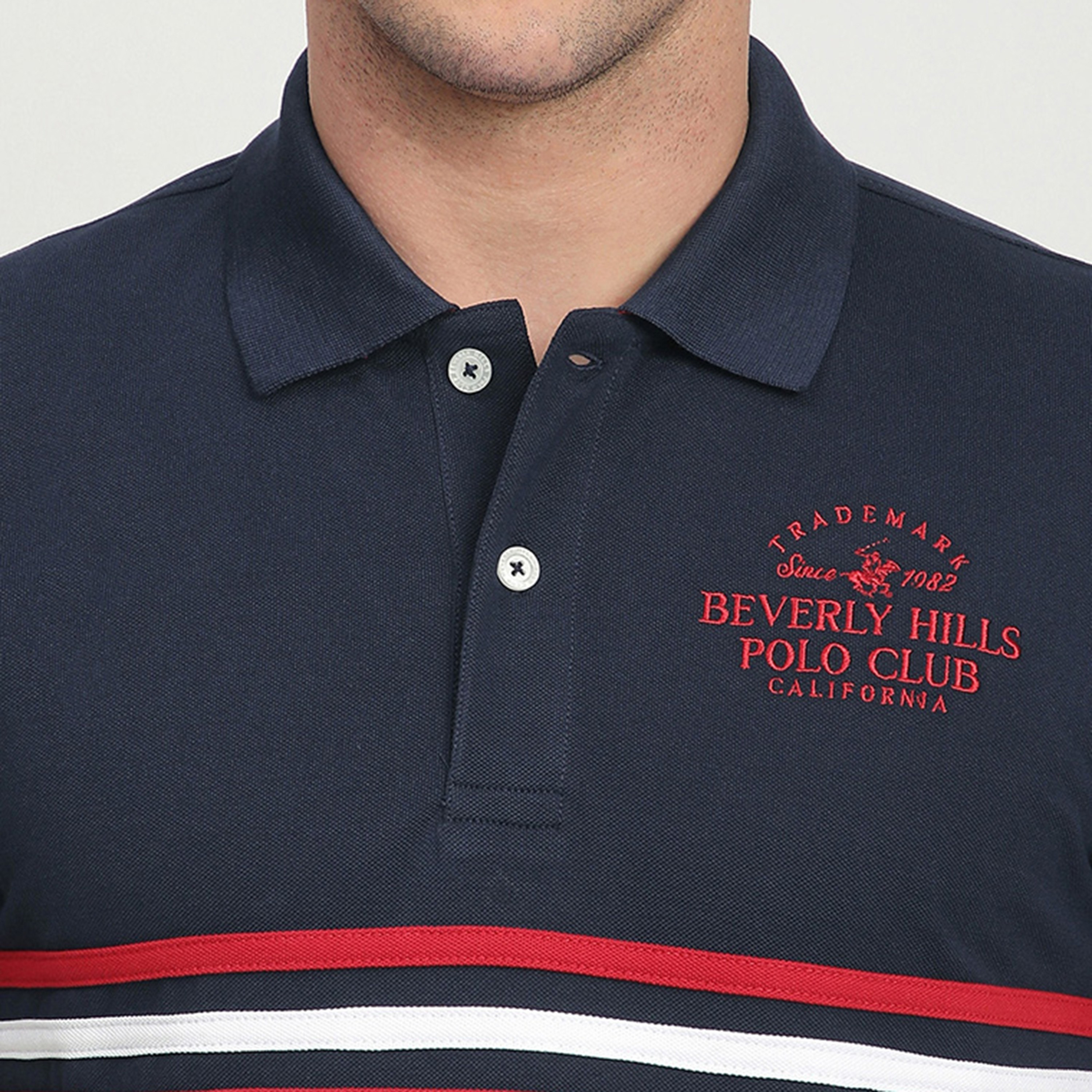 Beverly Hills Polo Club Striped Collared Short Sleeves Men's Polo T-Shirt-men-clothing-tshirtsandpolos-polos-image-5