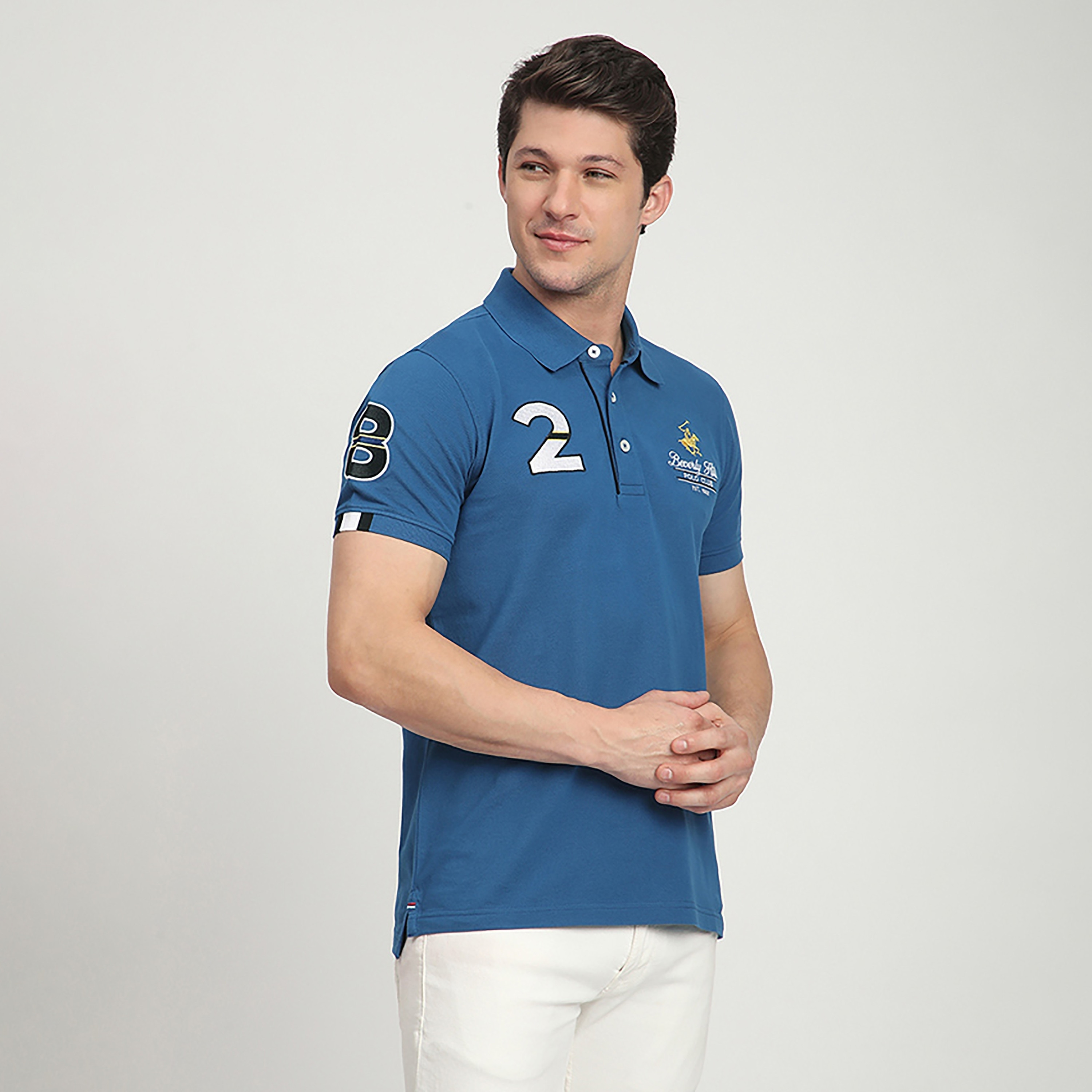 Beverly Hills Polo Club Embroidered Logo Collared Short Sleeves Men's Polo T-Shirt-men-clothing-tshirtsandpolos-polos-image-8