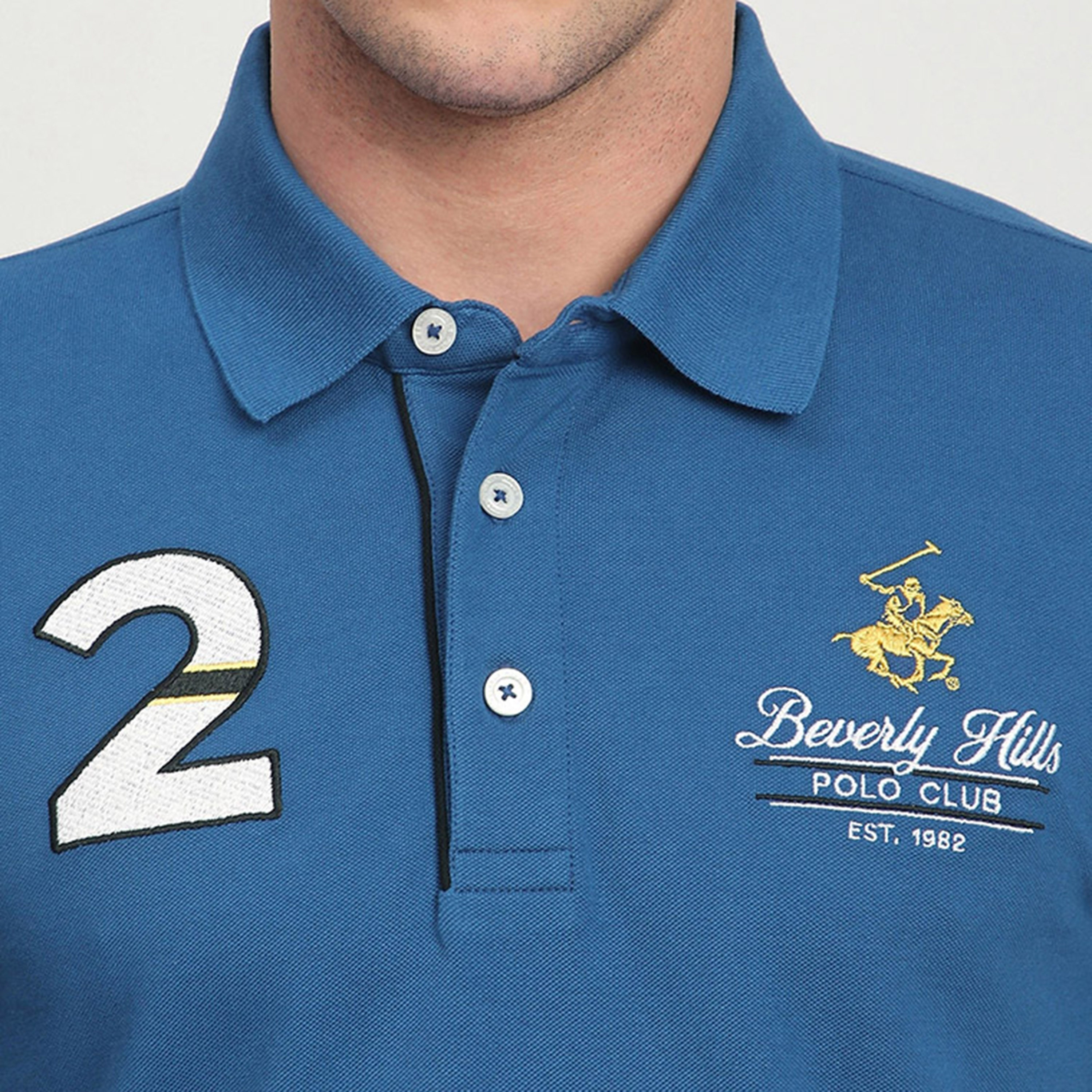 Beverly Hills Polo Club Embroidered Logo Collared Short Sleeves Men's Polo T-Shirt-men-clothing-tshirtsandpolos-polos-image-10