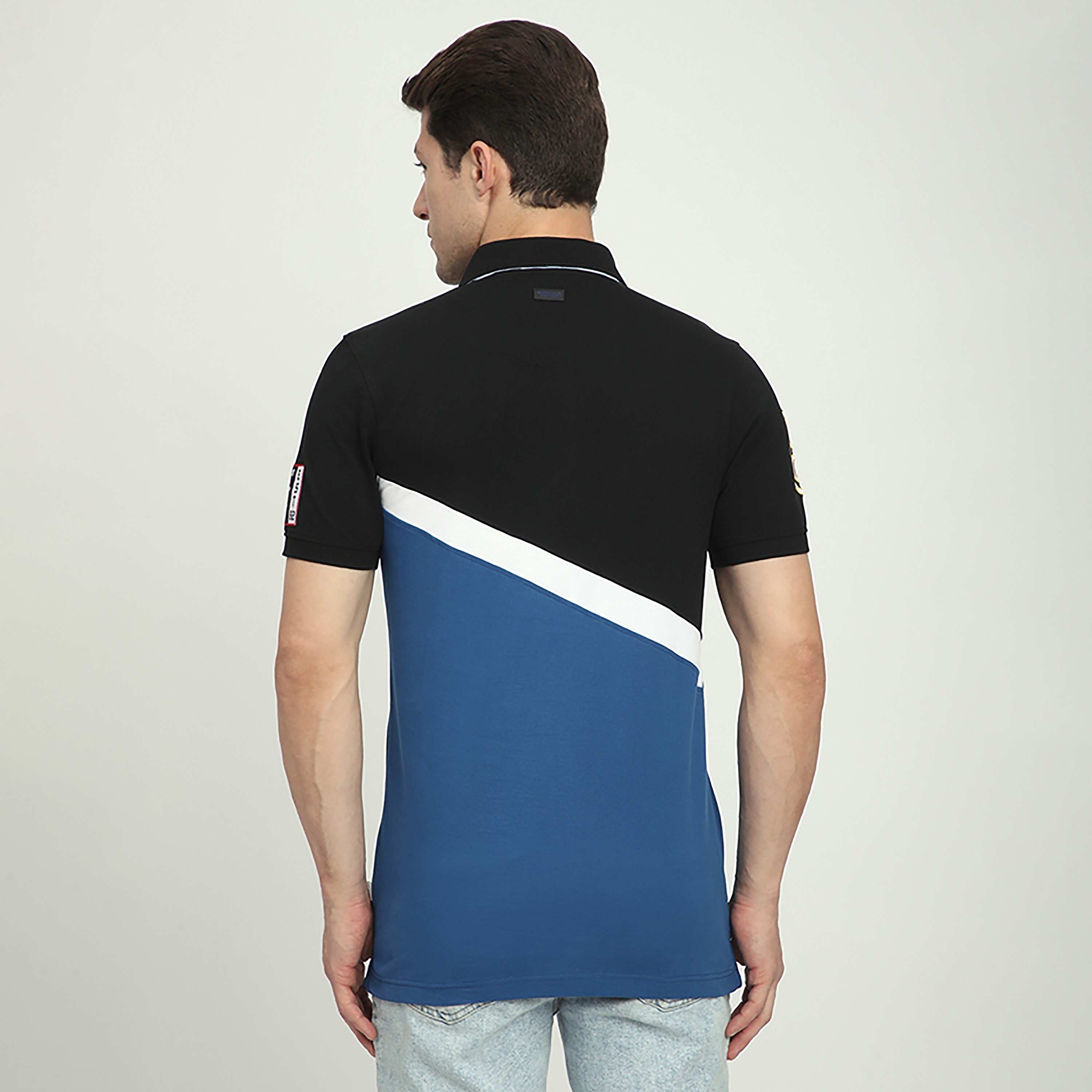 تي شيرت بولو رجالي بأكمام قصيرة وياقة بألوان متعددة من بيفرلي هيلز بولو كلوب-men-clothing-tshirtsandpolos-polos-image-4