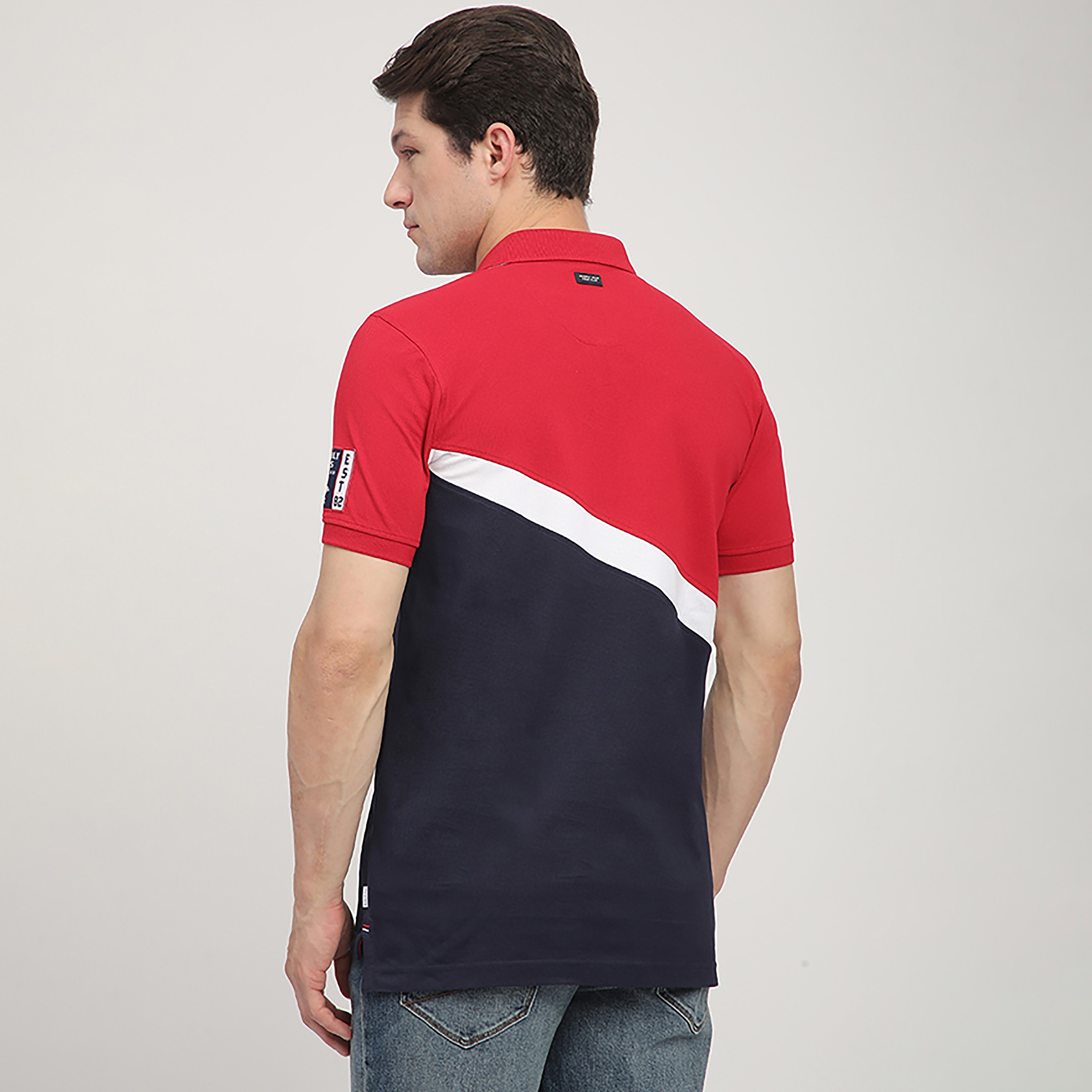 تي شيرت بولو رجالي بأكمام قصيرة وياقة بألوان متعددة من بيفرلي هيلز بولو كلوب-men-clothing-tshirtsandpolos-polos-image-9