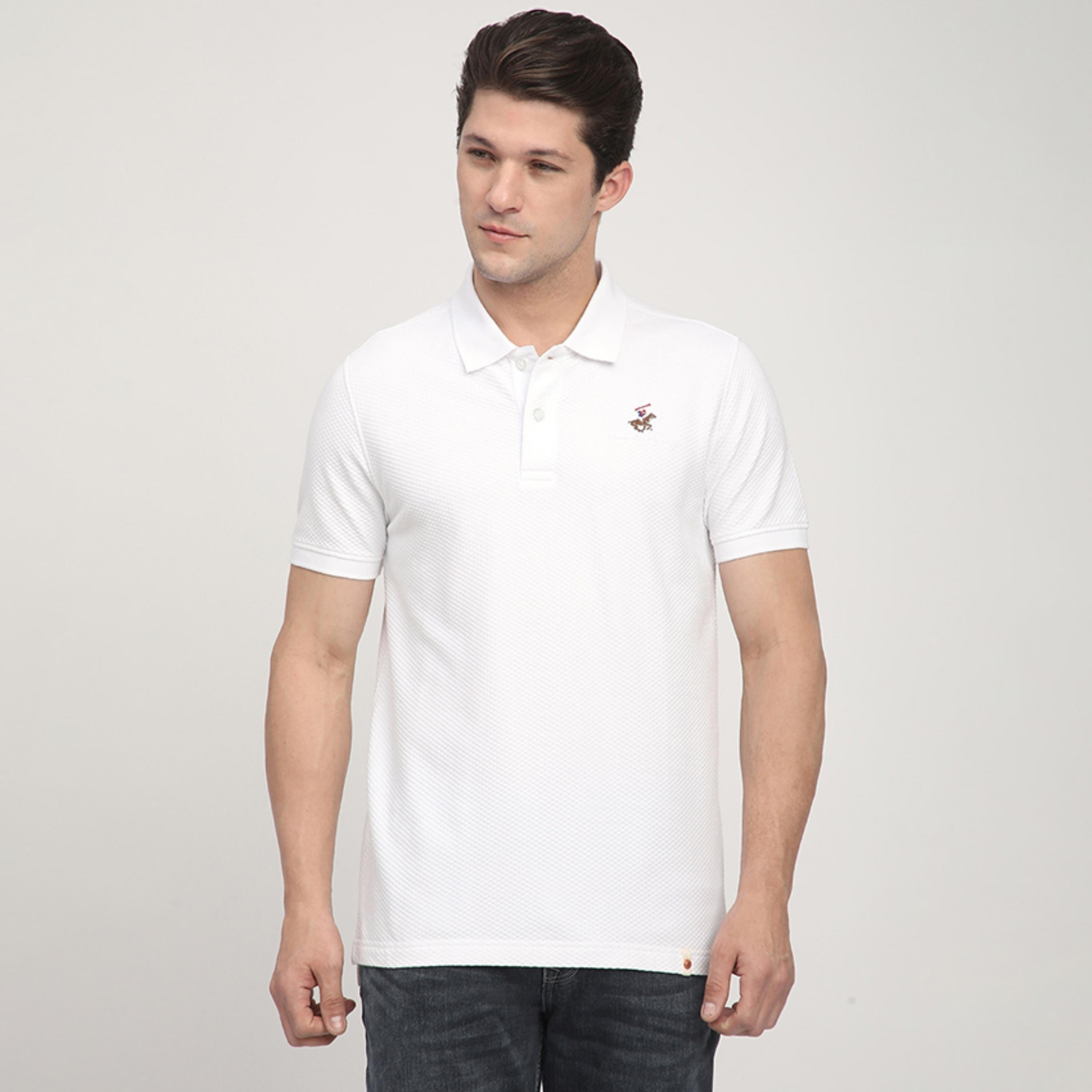تي شيرت بولو رجالي بأكمام قصيرة وياقة منقوش من بيفرلي هيلز بولو كلوب-men-clothing-tshirtsandpolos-polos-image-9