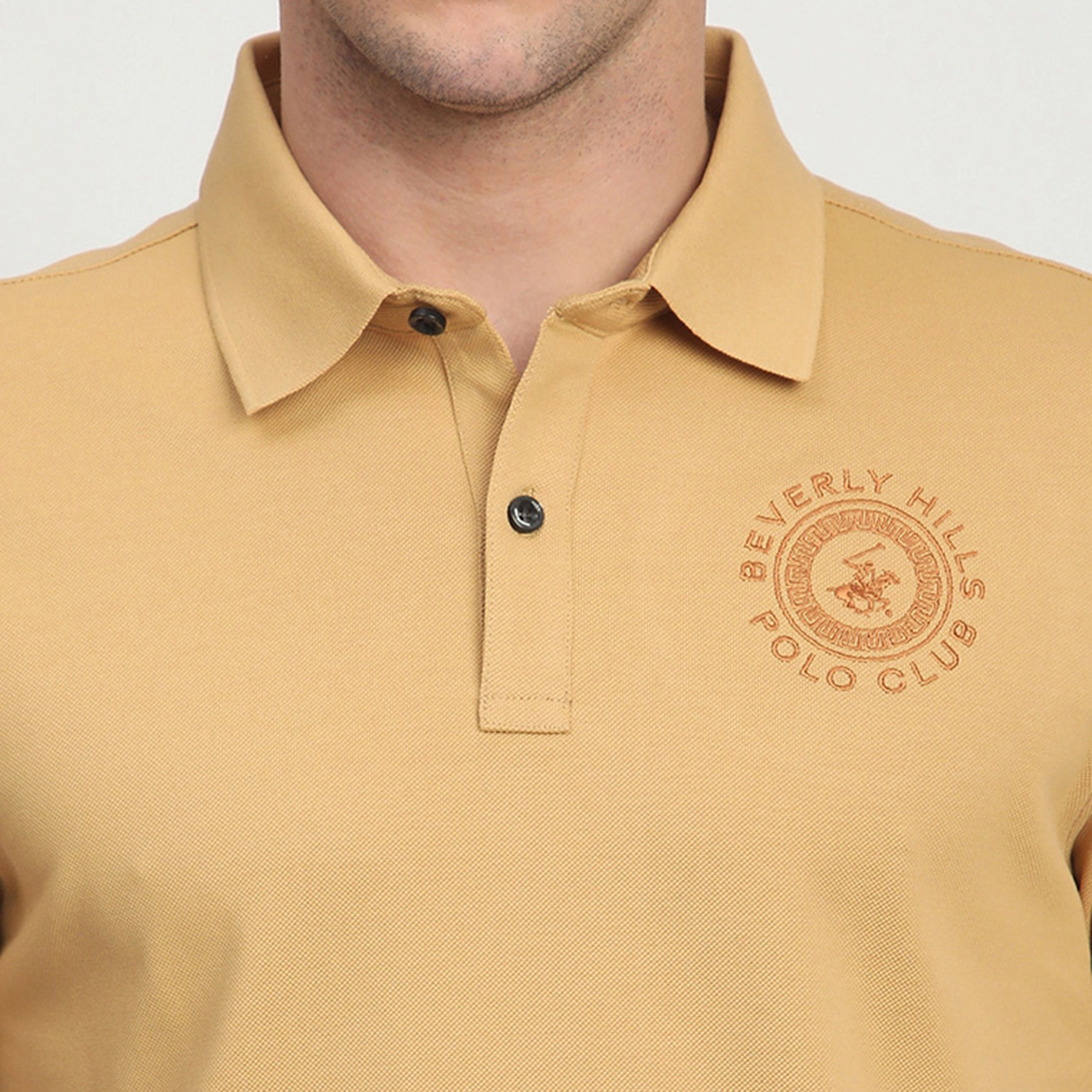 Beverly Hills Polo Club Embroidered Logo Collared Short Sleeves Men's Polo T-Shirt-men-clothing-tshirtsandpolos-polos-image-5