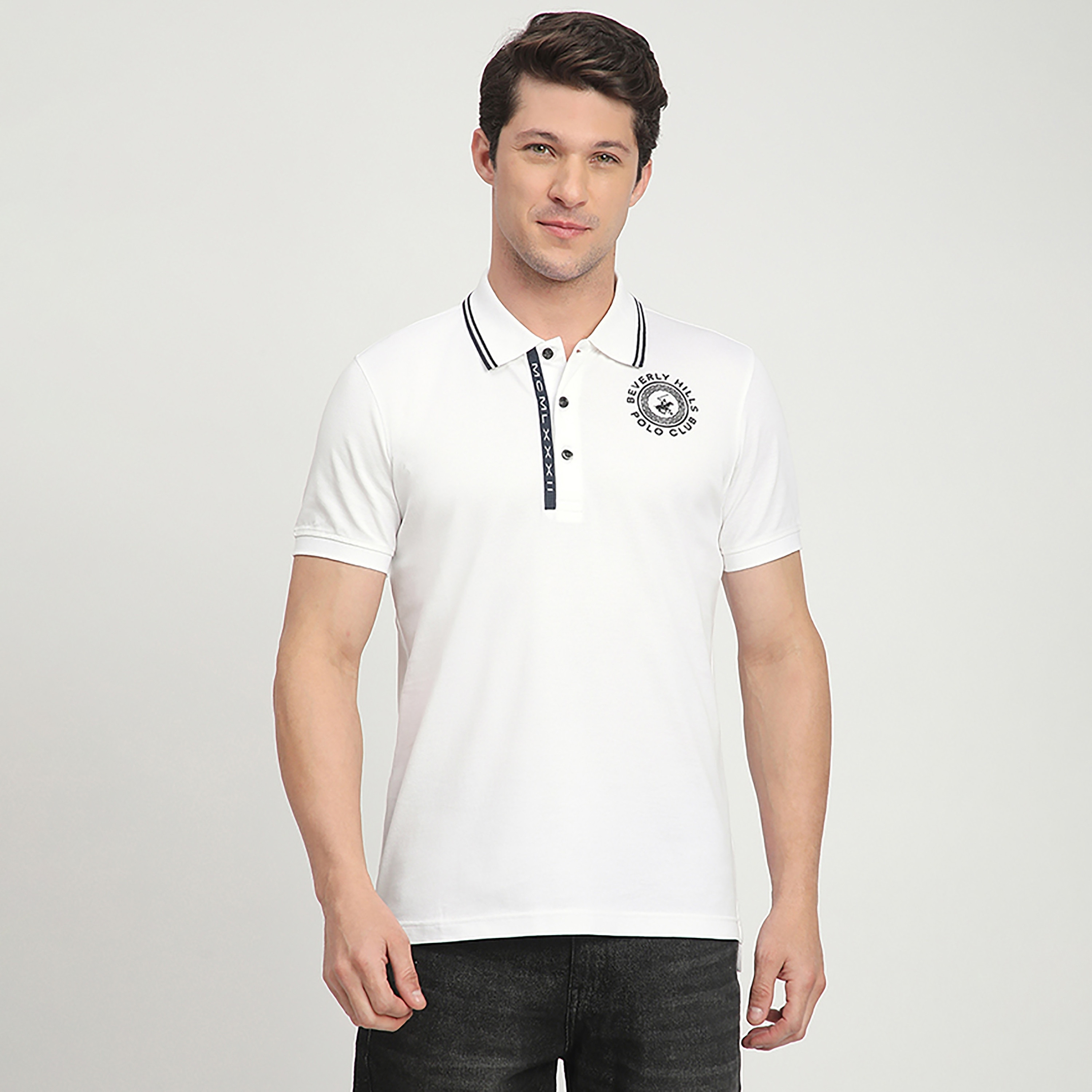 Beverly Hills Polo Club Logo Embroidered Collared Short Sleeves Men's Polo T-Shirt-men-clothing-tshirtsandpolos-polos-image-9