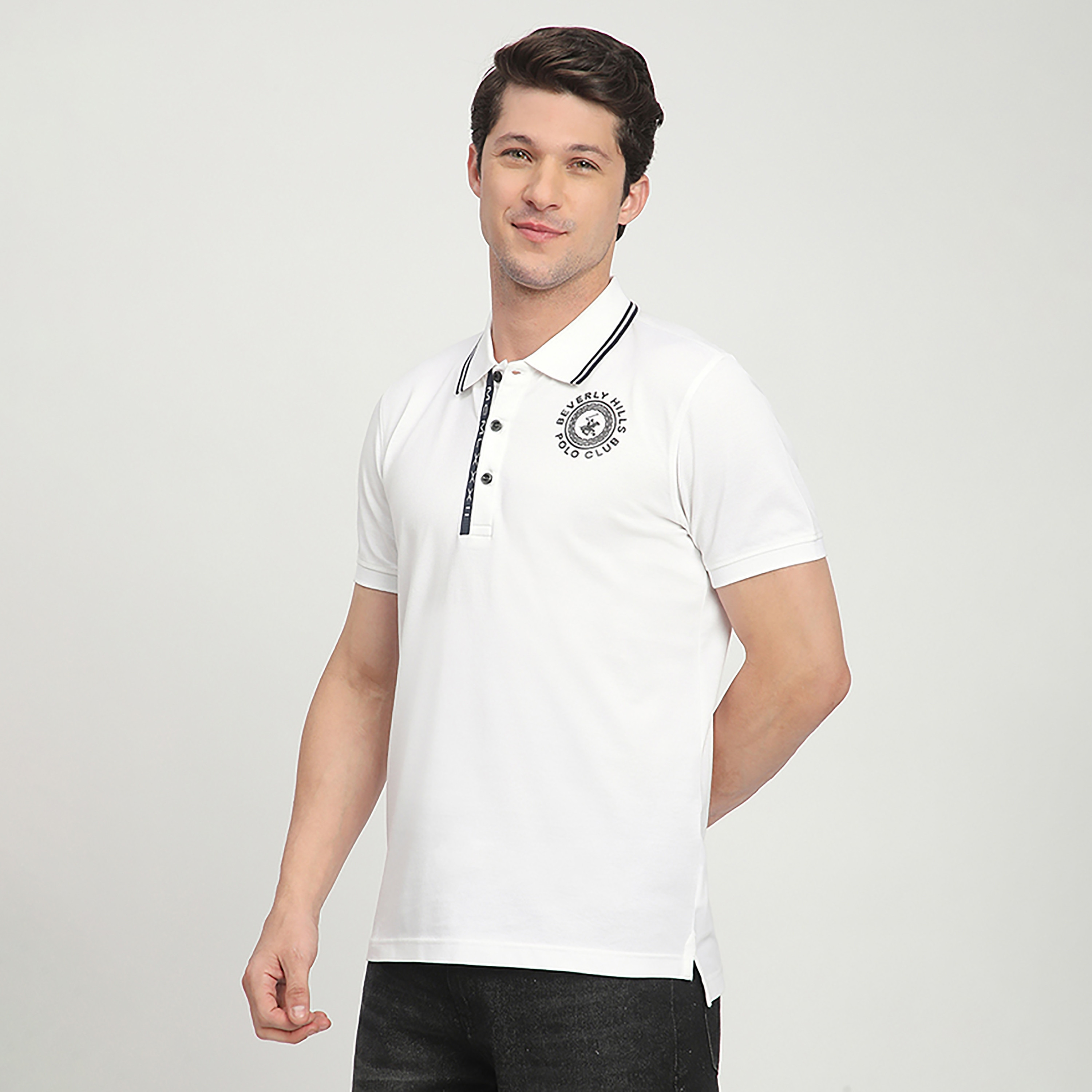 Beverly Hills Polo Club Logo Embroidered Collared Short Sleeves Men's Polo T-Shirt-men-clothing-tshirtsandpolos-polos-image-10