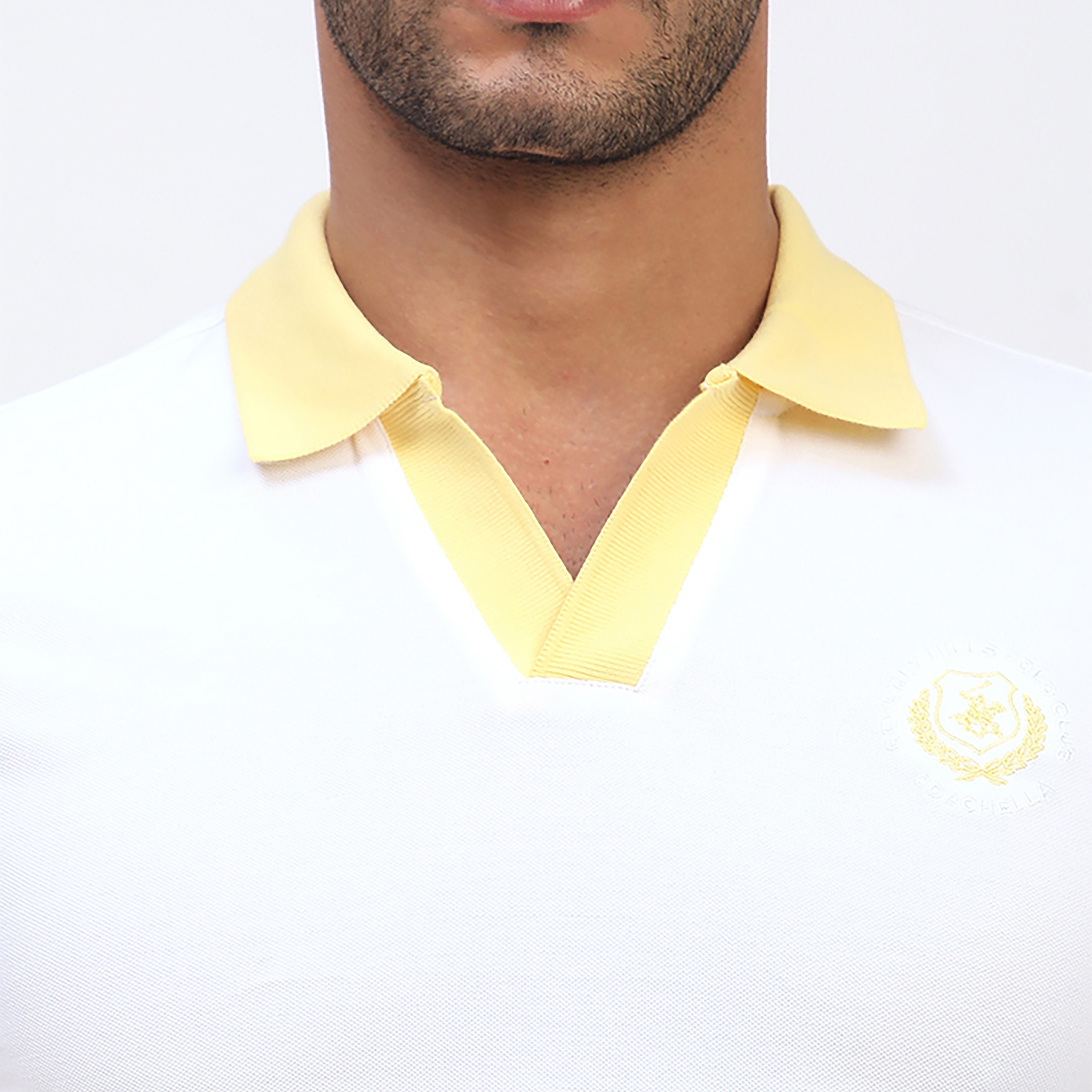 تي شيرت بولو بأكمام قصيرة سادة للرجال من بيفرلي هيلز بولو كلوب-men-clothing-tshirtsandpolos-polos-image-2