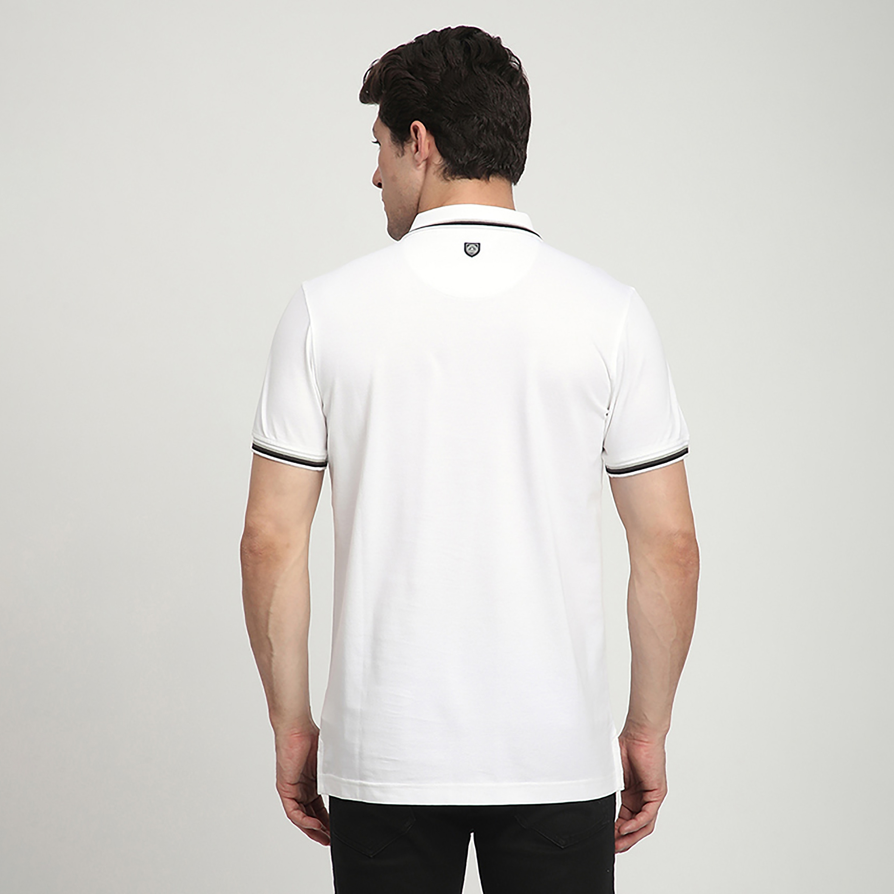 تي شيرت بولو رجالي بأكمام قصيرة وياقة مطرزة بشعار من بيفرلي هيلز بولو كلوب-men-clothing-tshirtsandpolos-polos-image-4