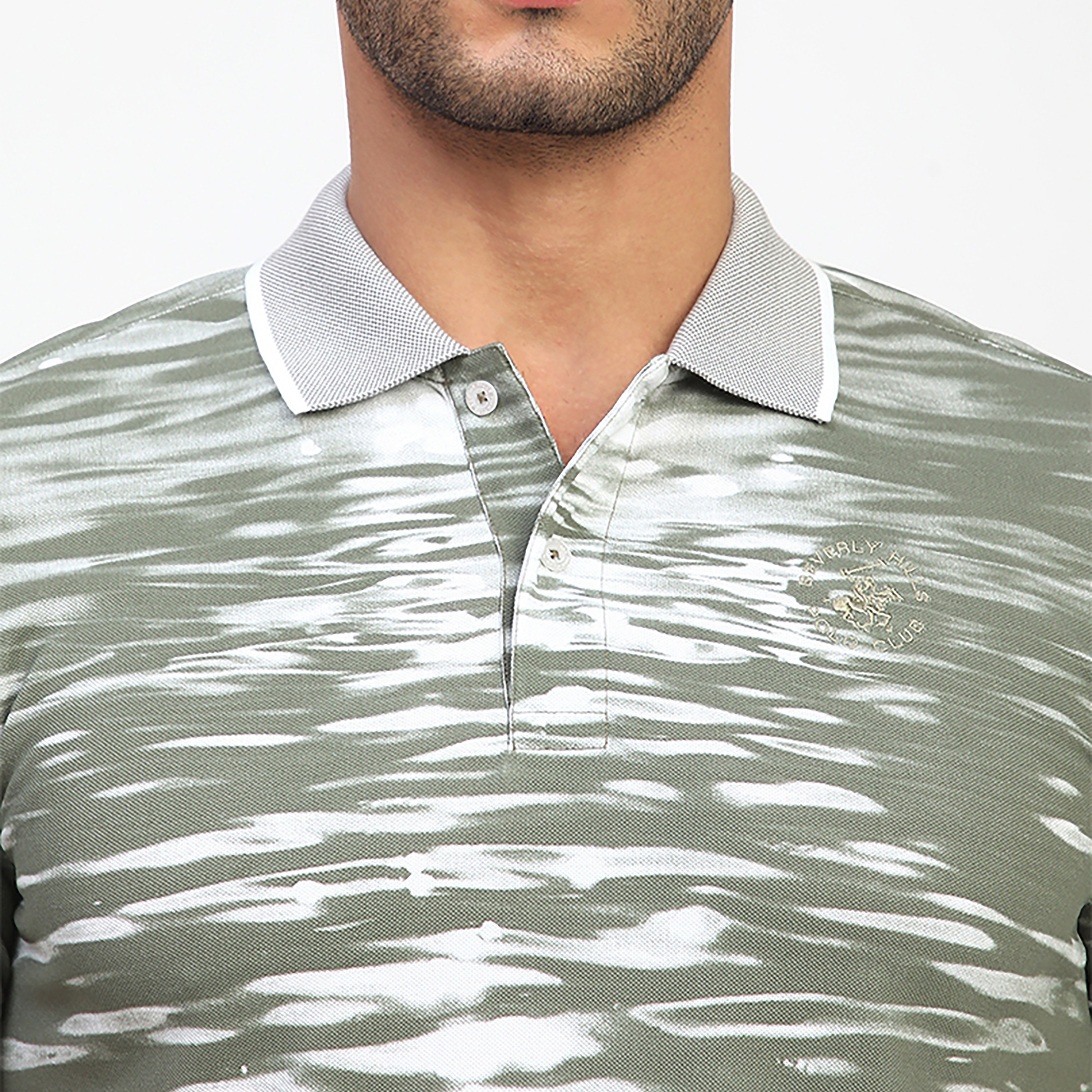 تي شيرت بولو بأكمام قصيرة بتصميم تاي داي للرجال من بيفرلي هيلز بولو كلوب-men-clothing-tshirtsandpolos-polos-image-7