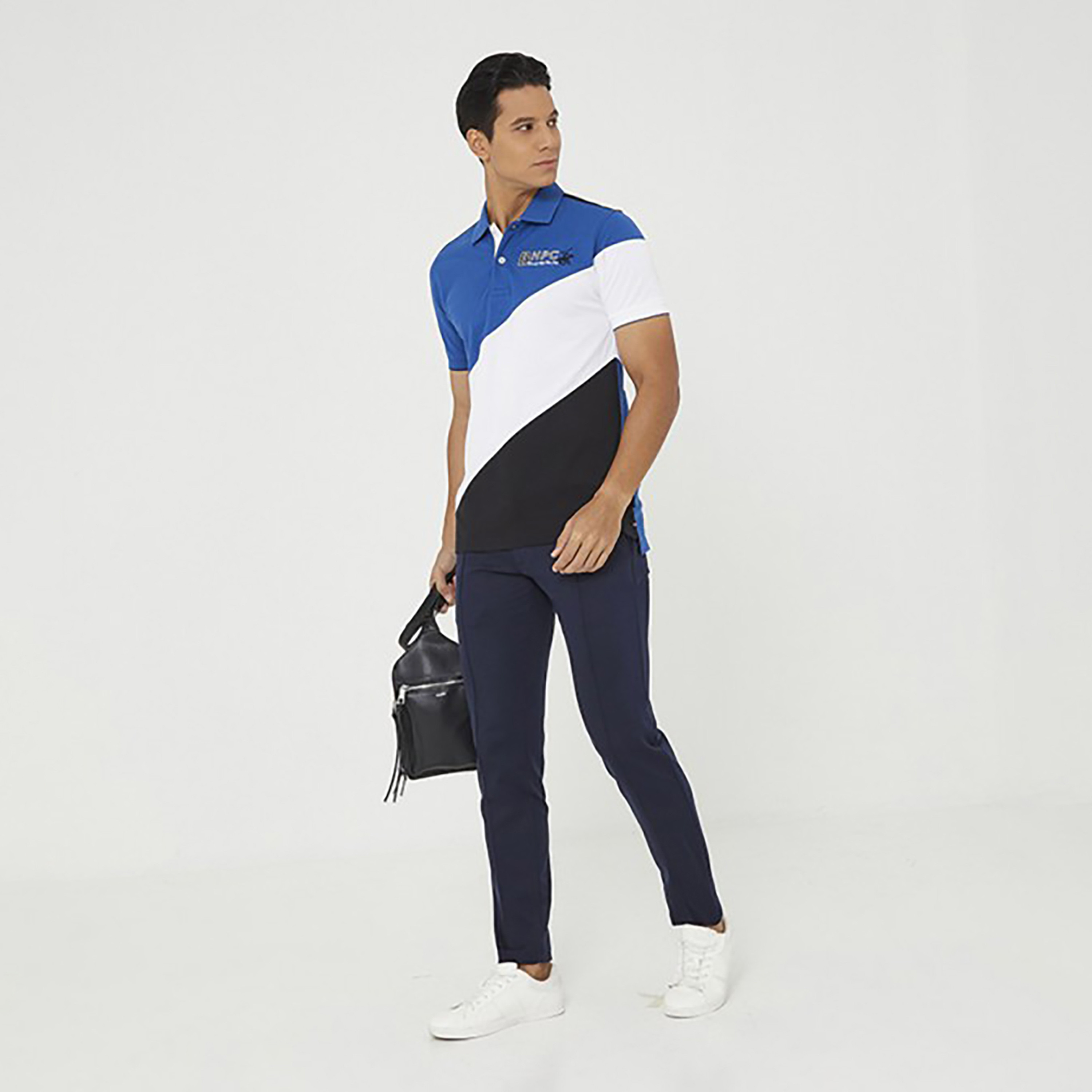 Beverly Hills Polo Club Men Blue Colour Blocked Short Sleeves Polo T-Shirt-men-clothing-tshirtsandpolos-polos-image-4