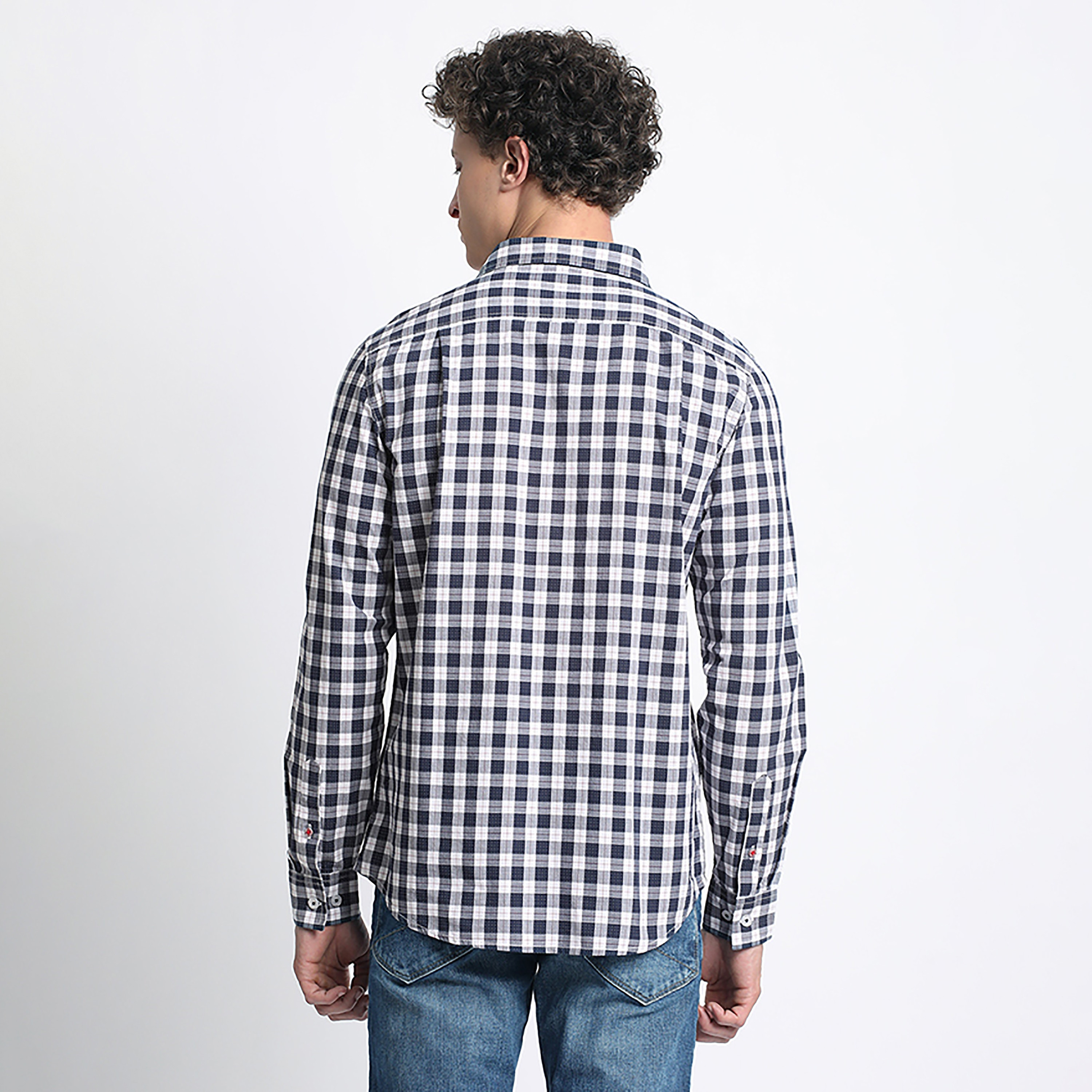 Beverly Hills Polo Club Checked Classic Collar Long Sleeves Casual Shirt-men-clothing-shirts-image-4