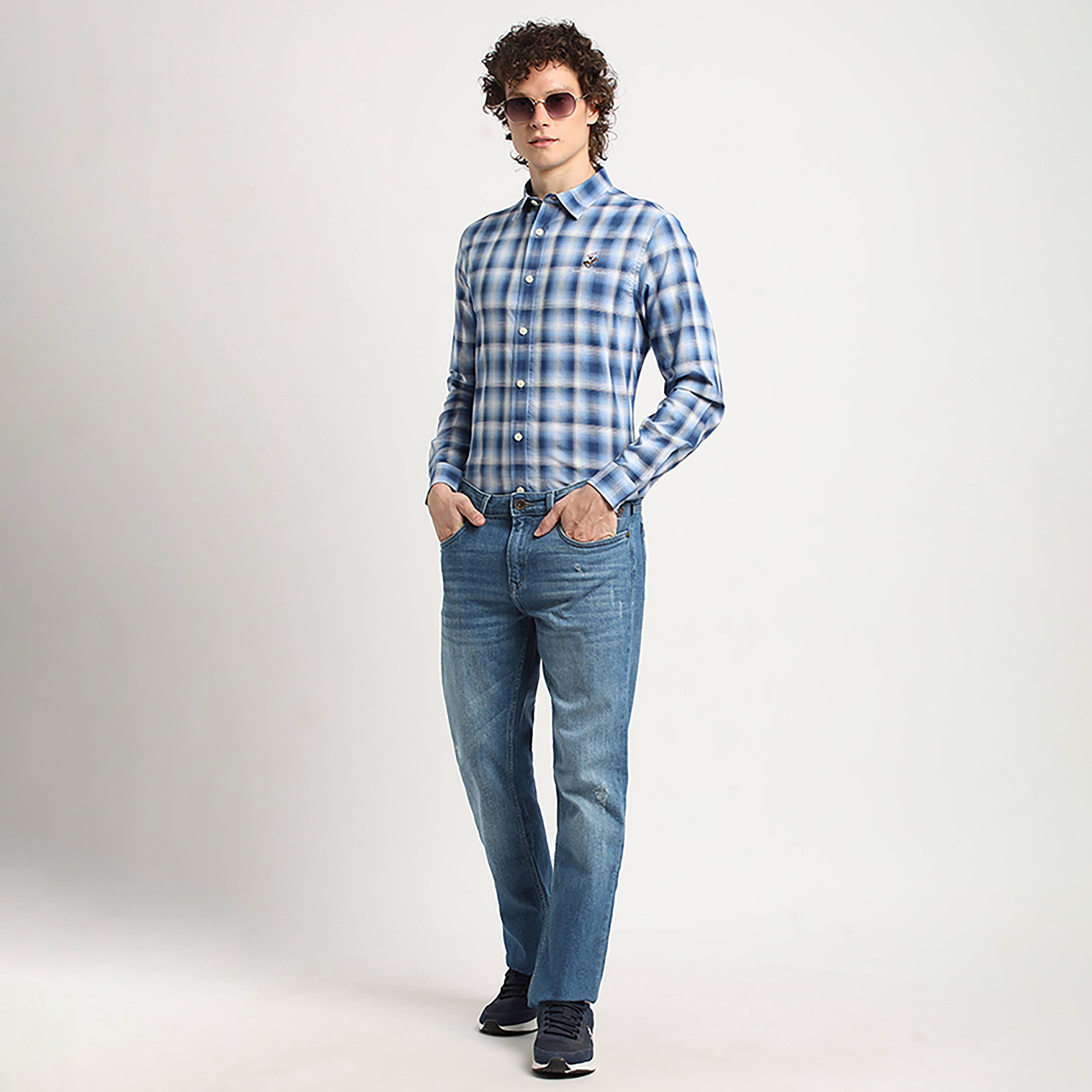 قميص رجالي بياقة مربعات تارتان وأكمام طويلة من بيفرلي هيلز بولو كلوب-men-clothing-shirts-image-2