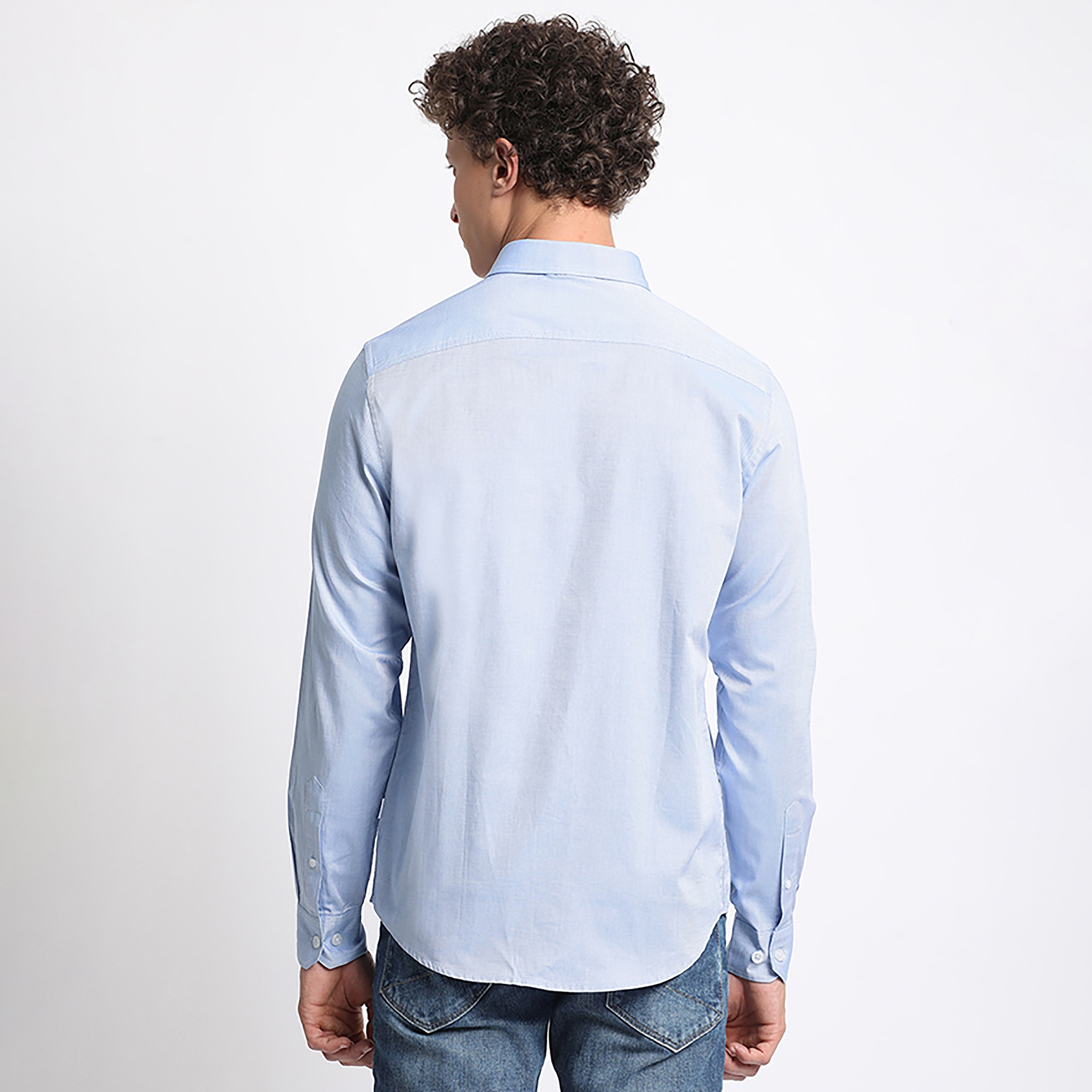 Beverly Hills Polo Club Regular Fit Plain Collared Long Sleeves Men's Shirt-men-clothing-shirts-image-4