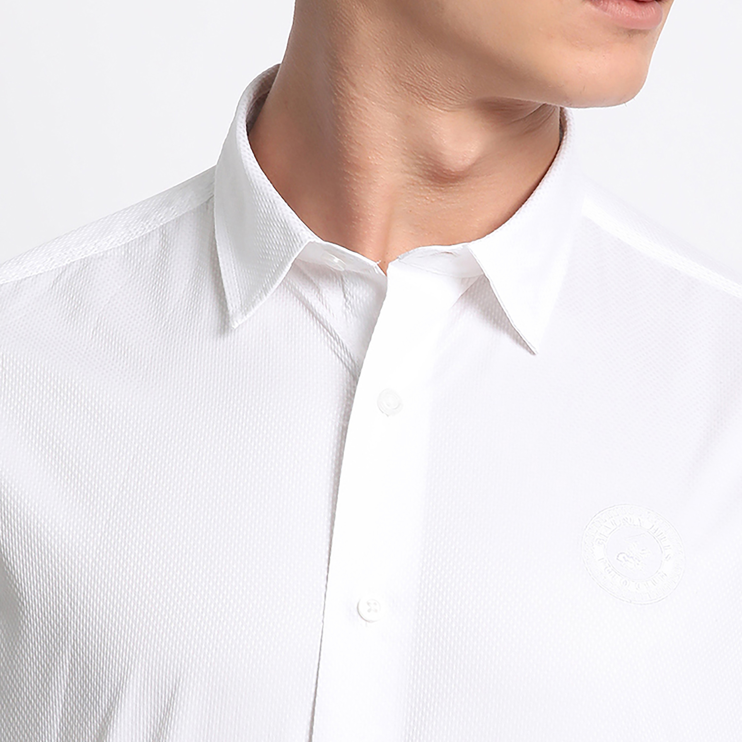 Beverly Hills Polo Club Textured Regular Fit Long Sleeves Formal Shirt-men-clothing-shirts-image-2