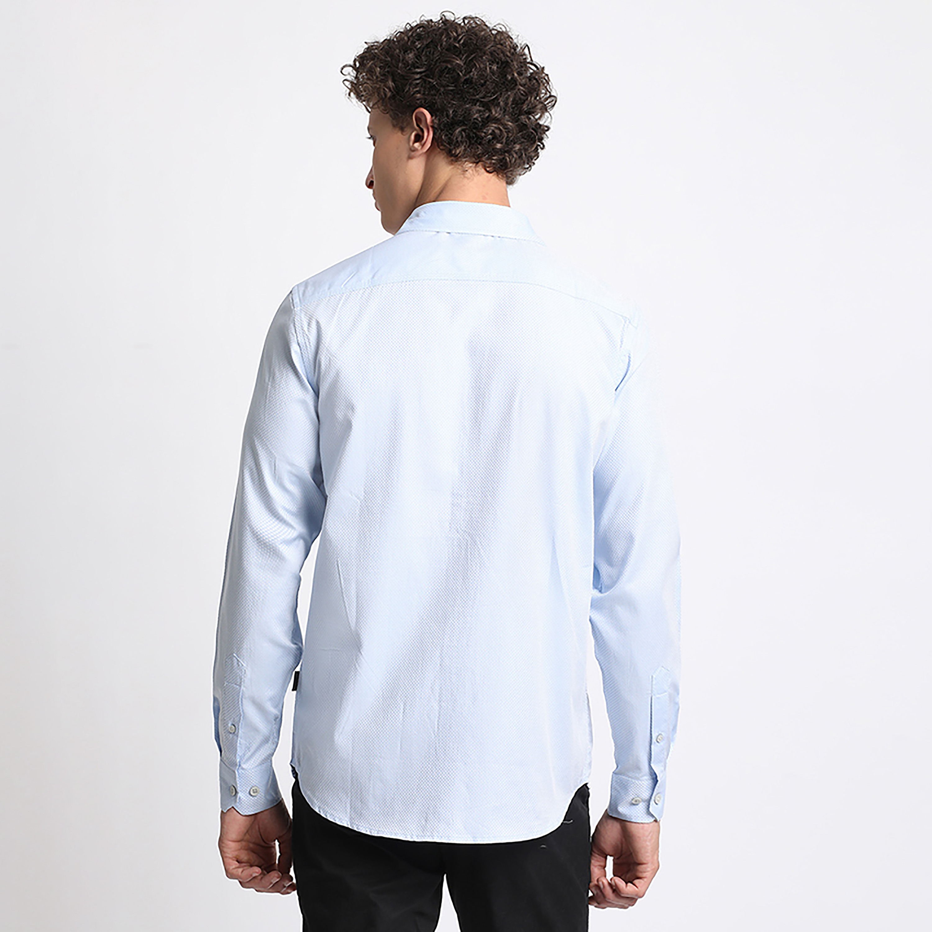 قميص كاجوال من بيفرلي هيلز بولو كلوب بأكمام طويلة وياقة كلاسيكية ذو تكسثرد-men-clothing-shirts-image-8