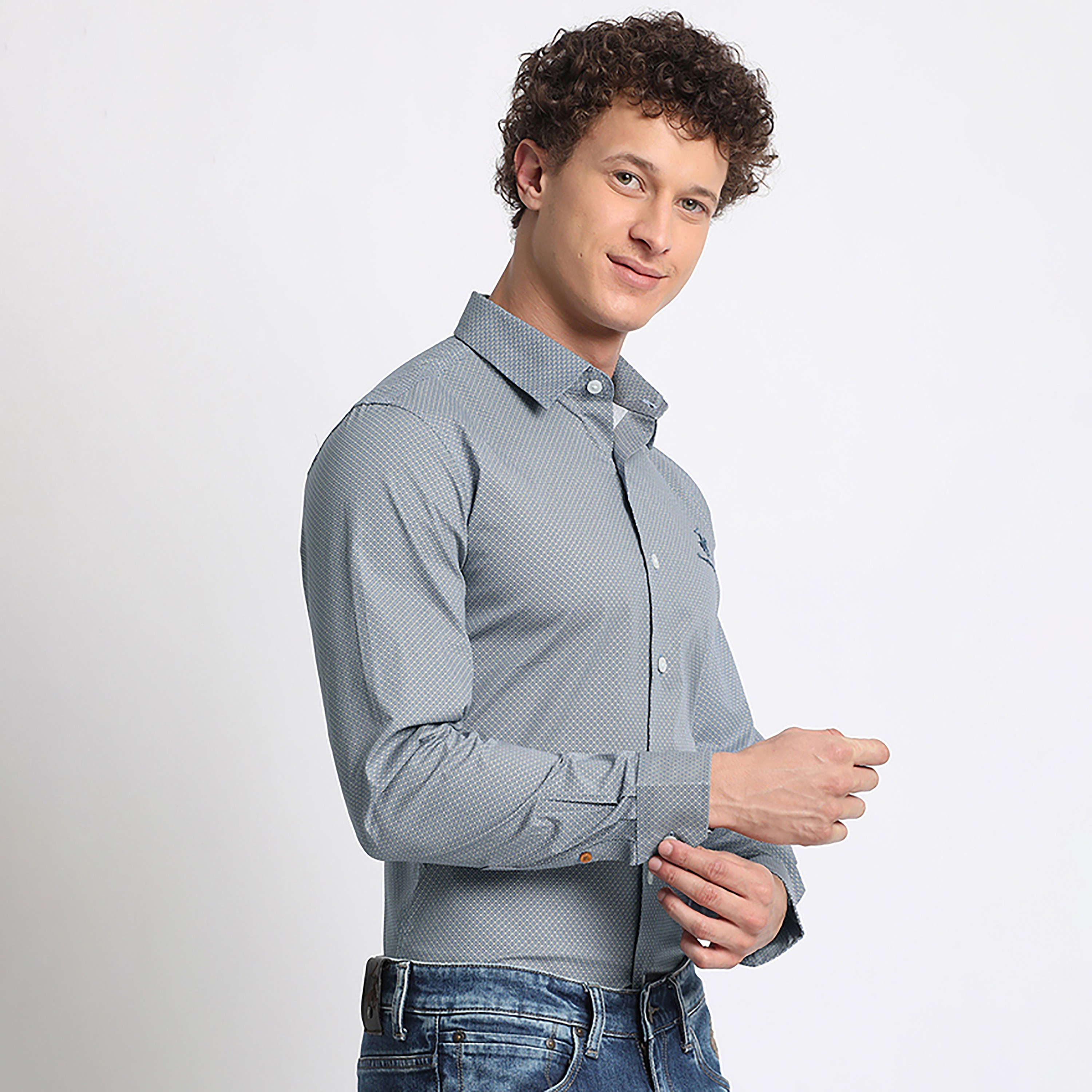 Beverly Hills Polo Club All Over Print Classic Collar Long Sleeves Casual Shirt-men-clothing-shirts-image-3