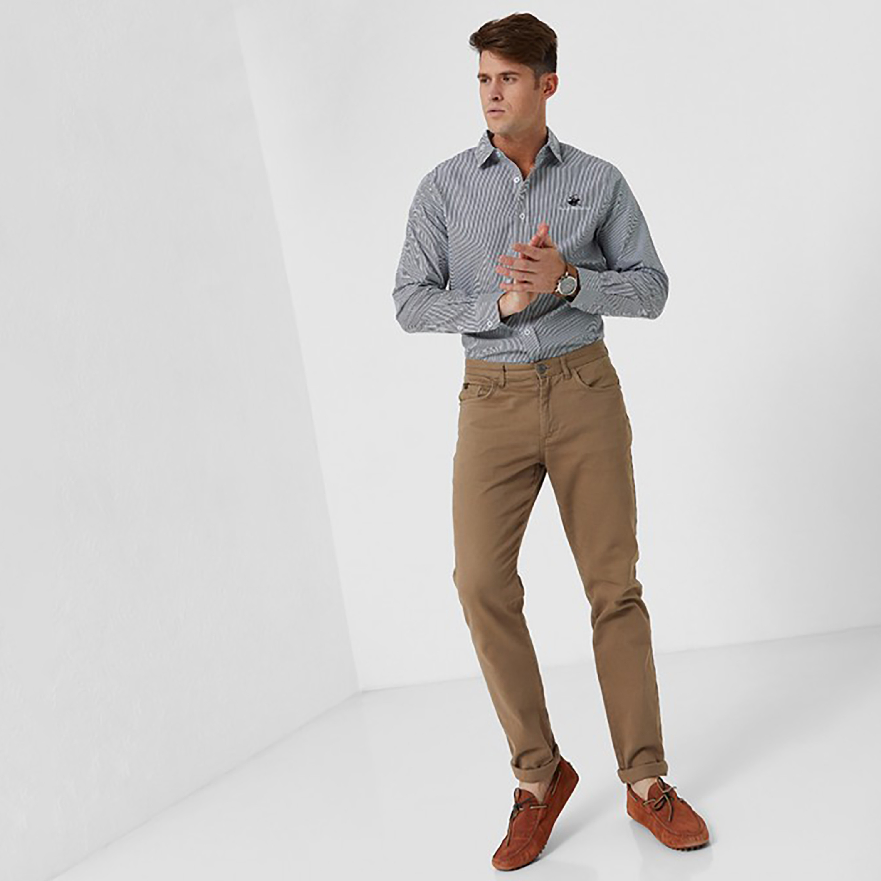 Beverly Hills Polo Club Striped Collared Long Sleeves Shirt-men-clothing-shirts-image-4
