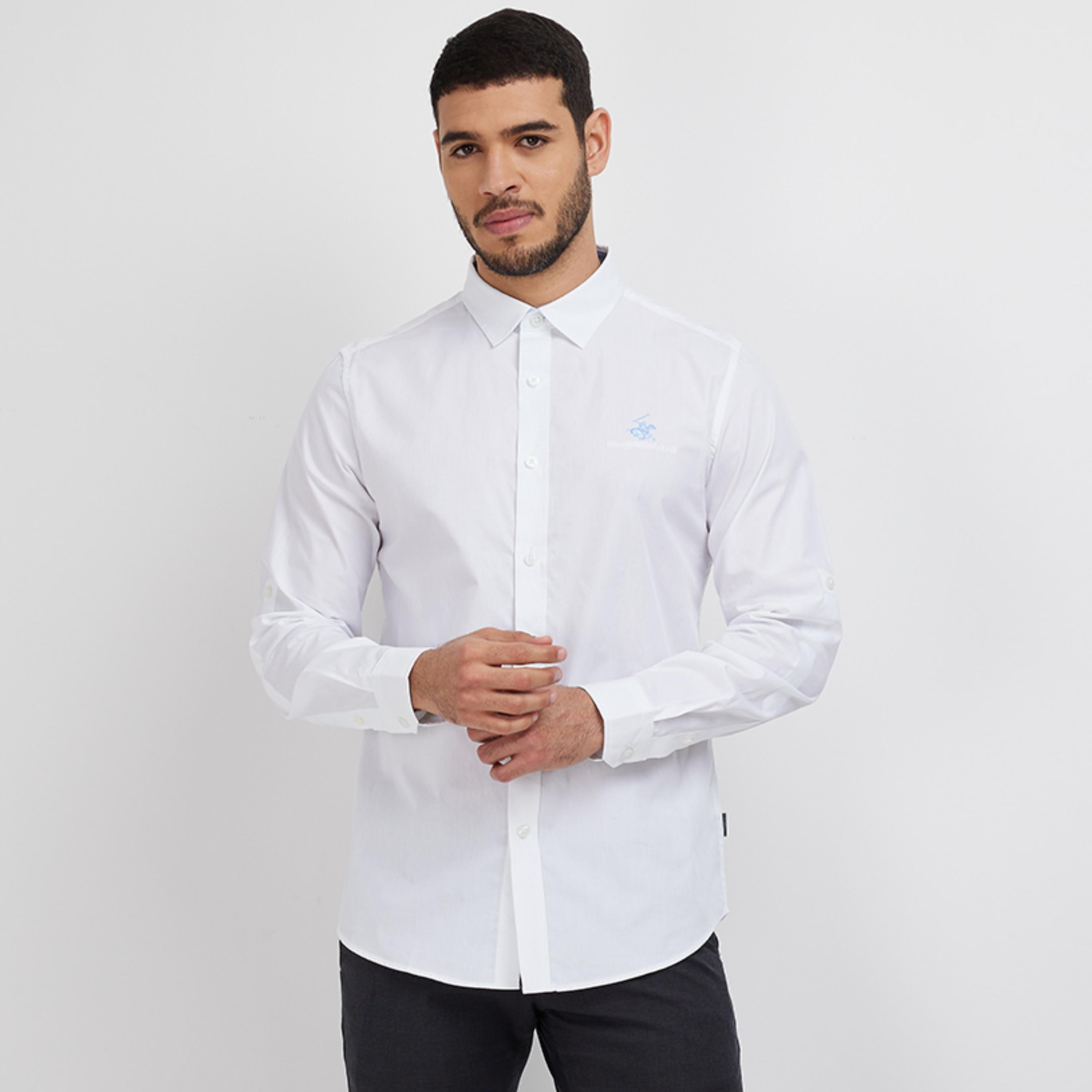 قميص رجالي بقصّة عادية وياقة مدببة وأكمام طويلة من بيفرلي هيلز بولو كلوب-men-clothing-shirts-image-1