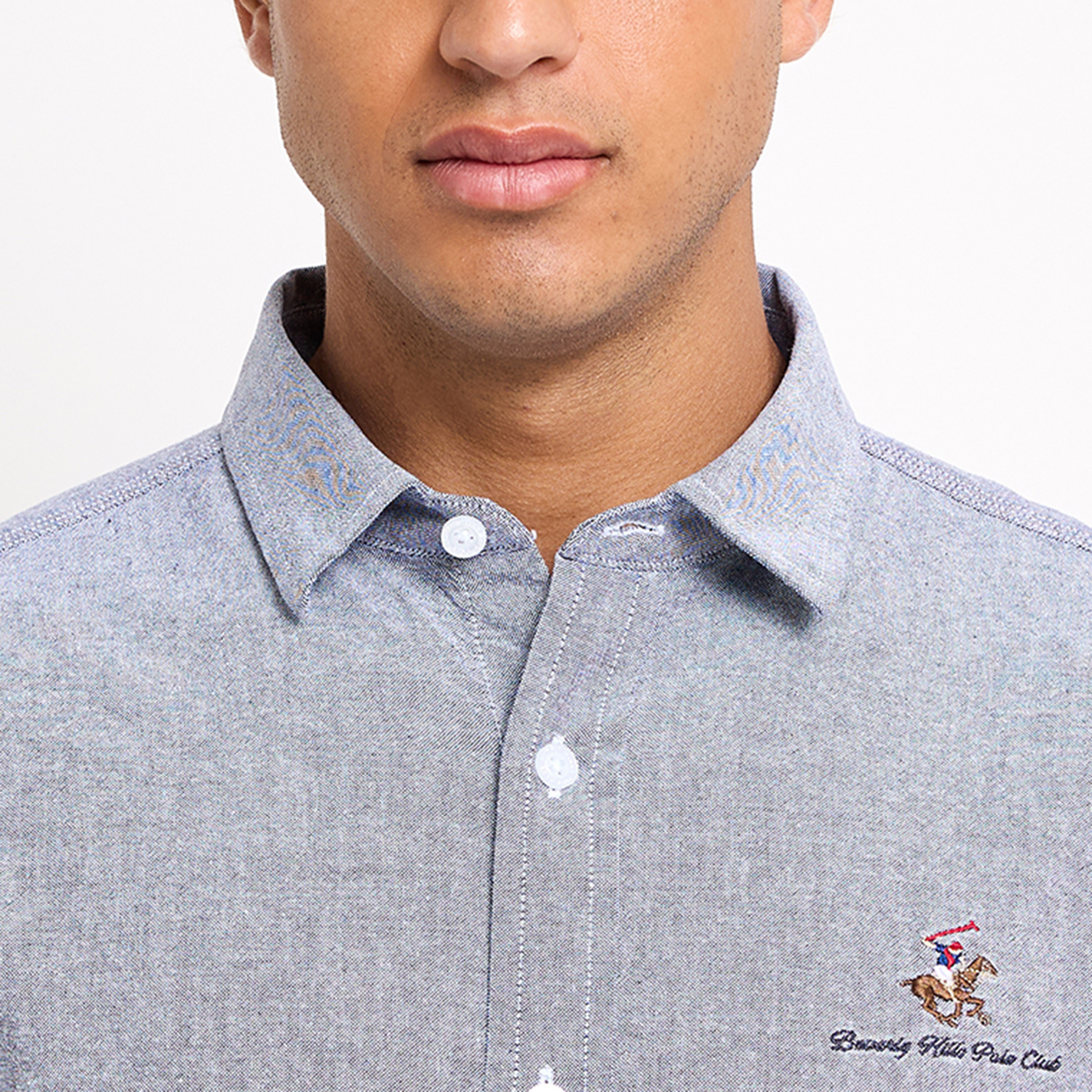 قميص بيفرلي هيلز بولو كلوب للرجال ذو ياقة مطرزة وأكمام طويلة-men-clothing-shirts-image-3
