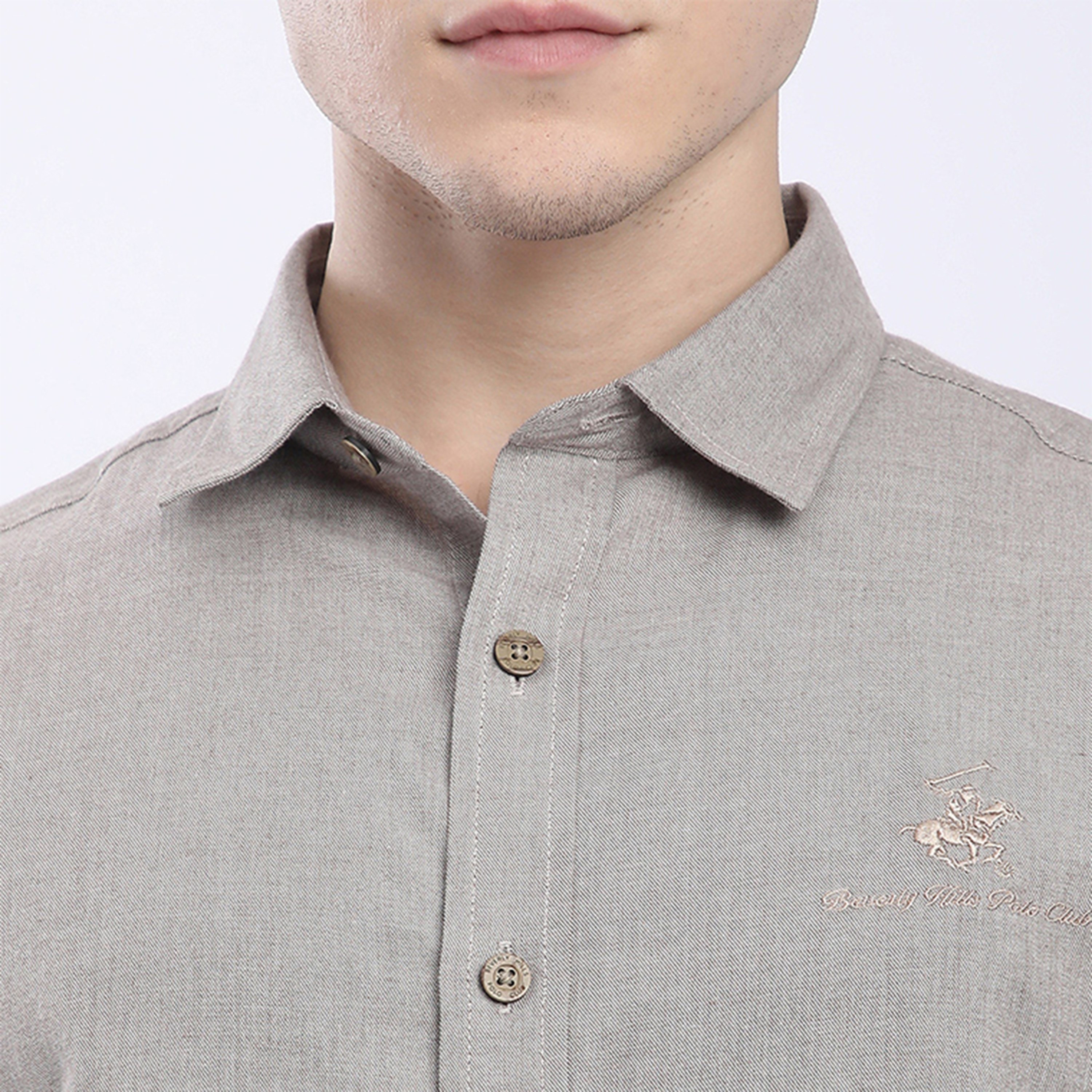 قميص بيفرلي هيلز بولو كلوب للرجال بقصة عادية، وياقة عادية، وأكمام طويلة-men-clothing-shirts-image-2