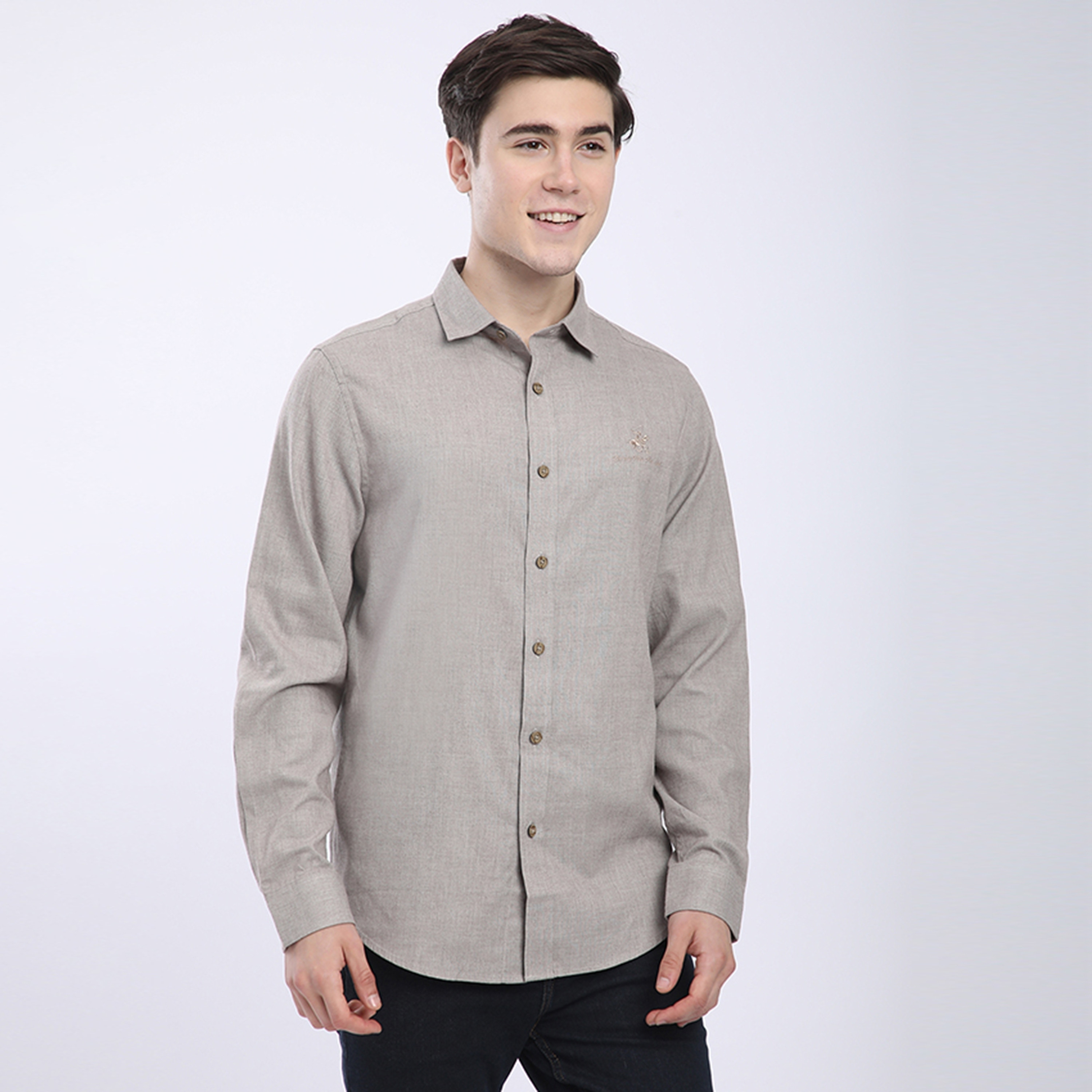 قميص بيفرلي هيلز بولو كلوب للرجال بقصة عادية، وياقة عادية، وأكمام طويلة-men-clothing-shirts-image-4