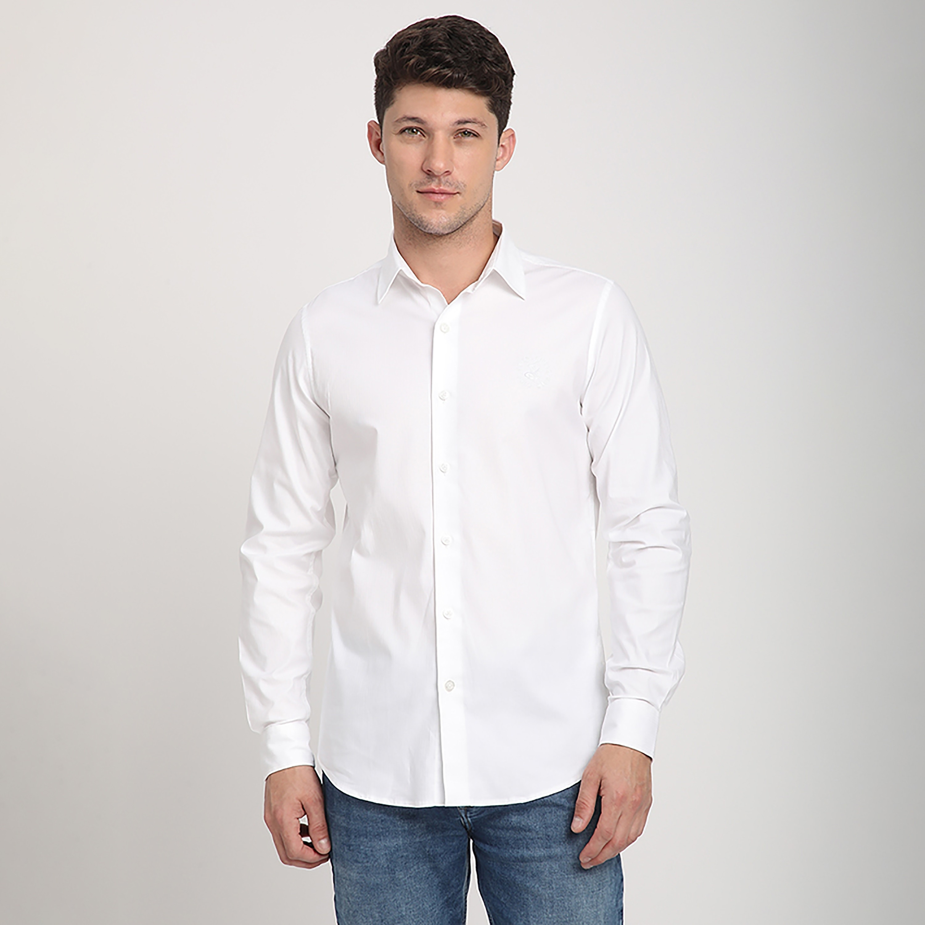 Beverly Hills Polo Club Regular Fit Plain Collared Long Sleeves Men's Shirt-men-clothing-shirts-image-1