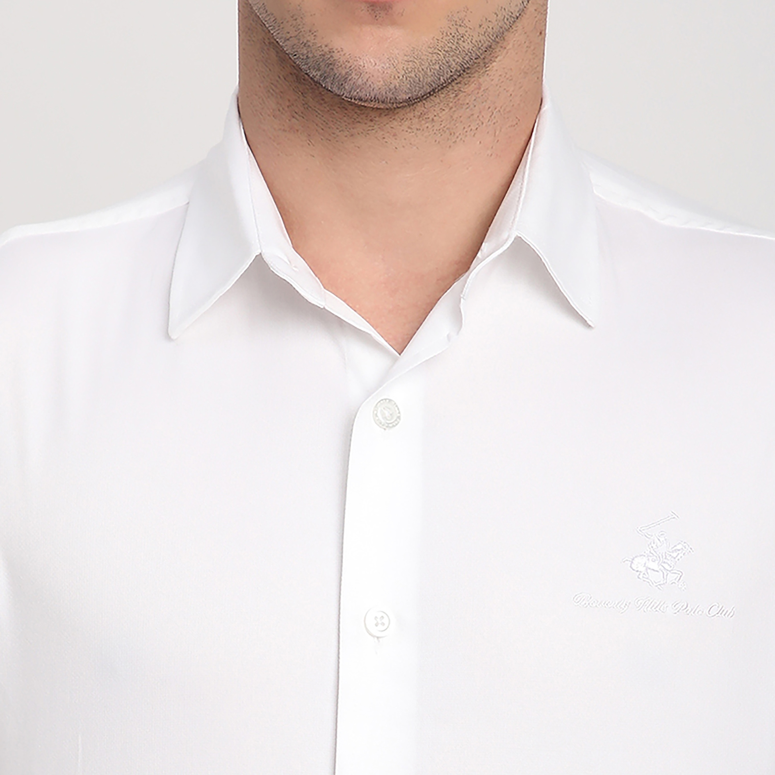 Beverly Hills Polo Club Regular Fit Plain Spread Collar Long Sleeves Men's Shirt-men-clothing-shirts-image-2