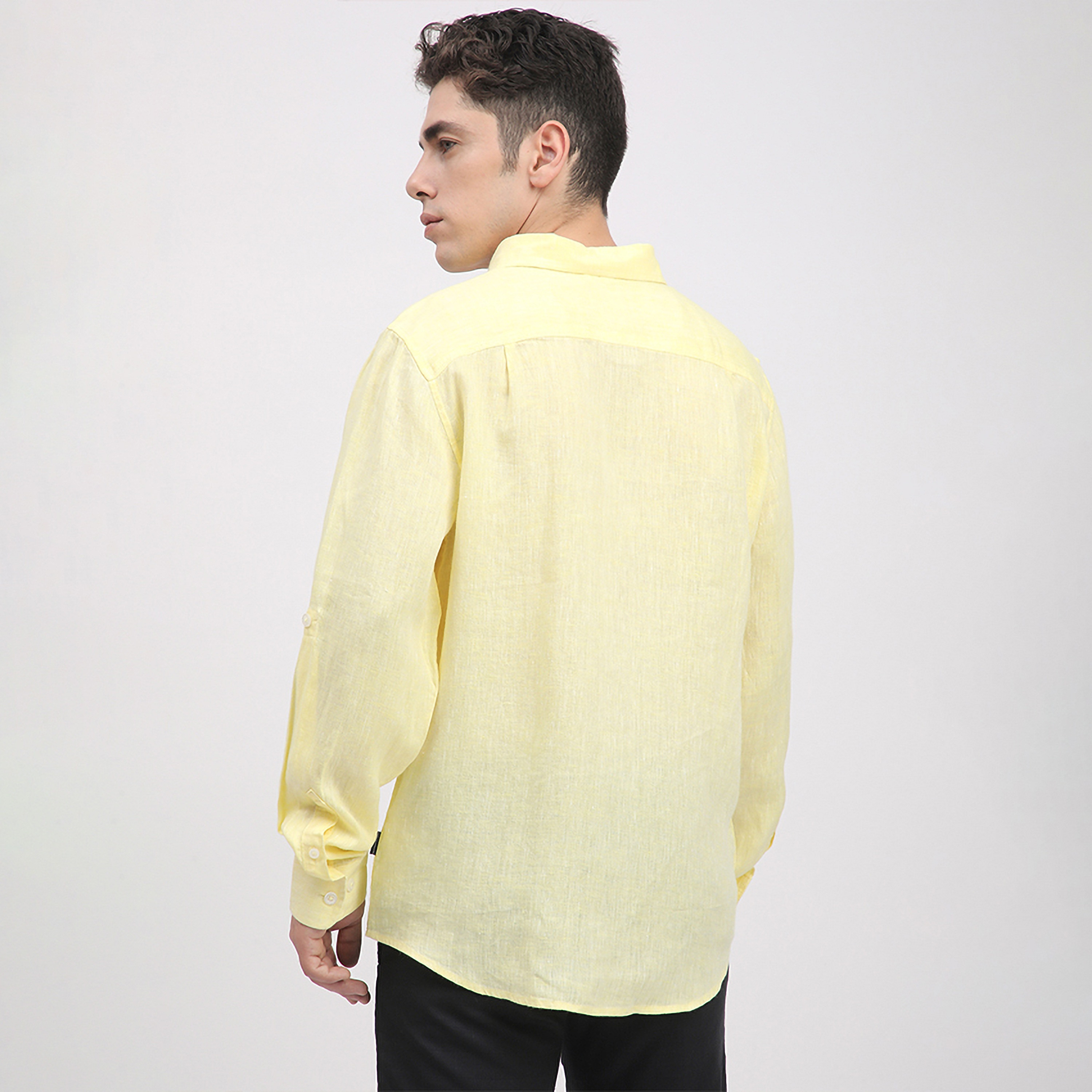 قميص رجالي بقصّة عادية وياقة منبسطة وأكمام طويلة من بيفرلي هيلز بولو كلوب-men-clothing-shirts-image-4