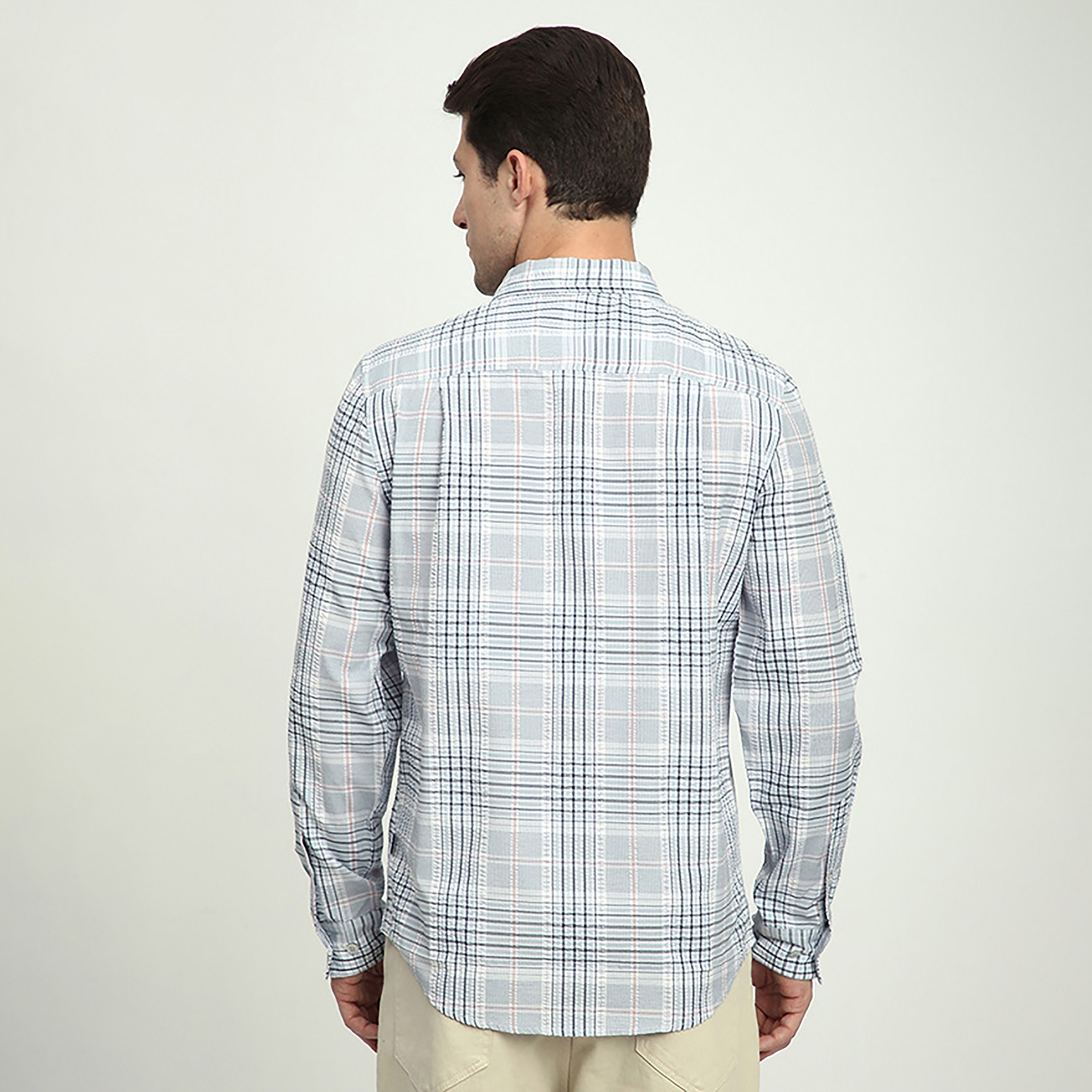 قميص رجالي بقصة عادية ومربعات وياقة وأكمام طويلة من بيفرلي هيلز بولو كلوب-men-clothing-shirts-image-4