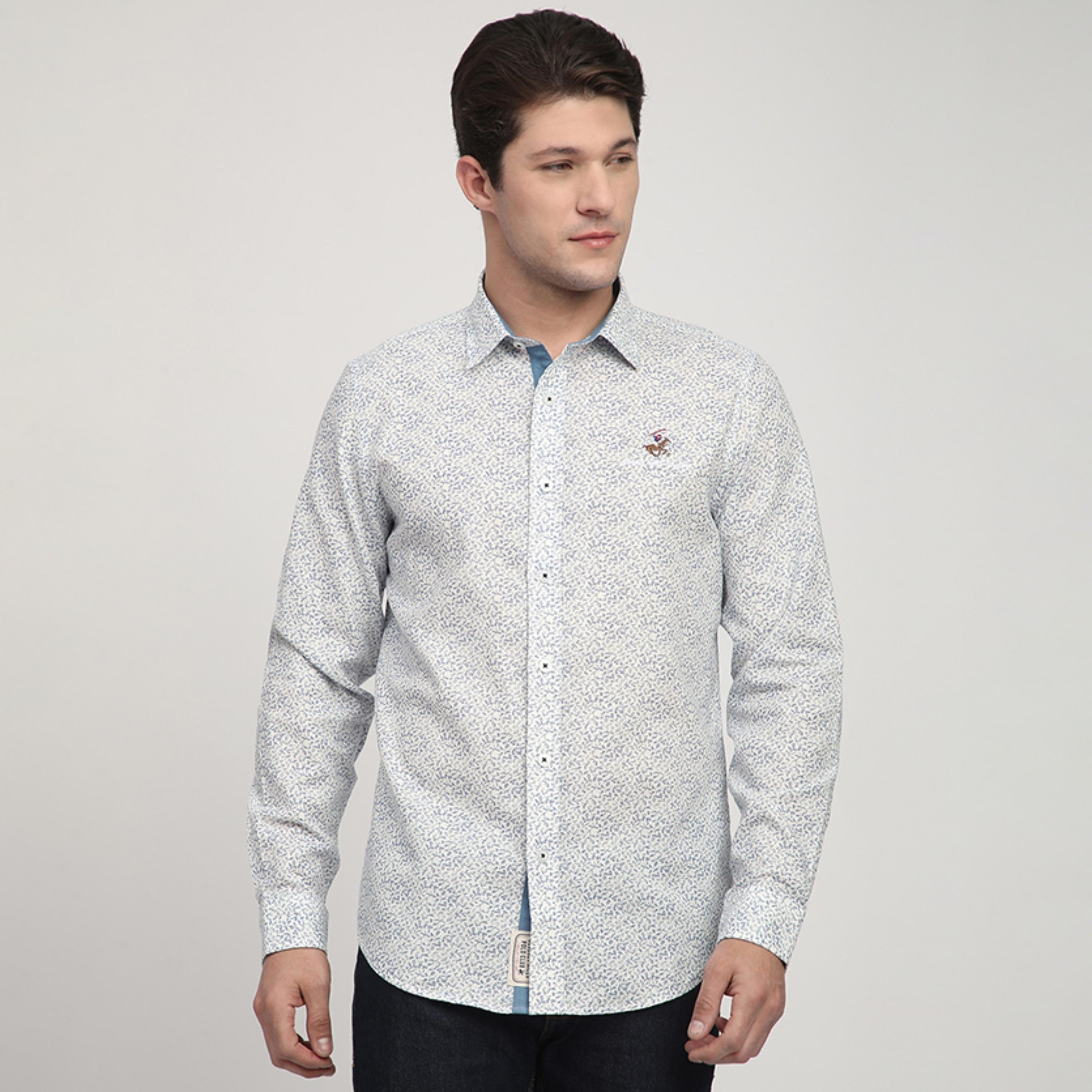 قميص رجالي بقصة عادية وأكمام طويلة وياقة مطبوعة من بيفرلي هيلز بولو كلوب-men-clothing-shirts-image-1