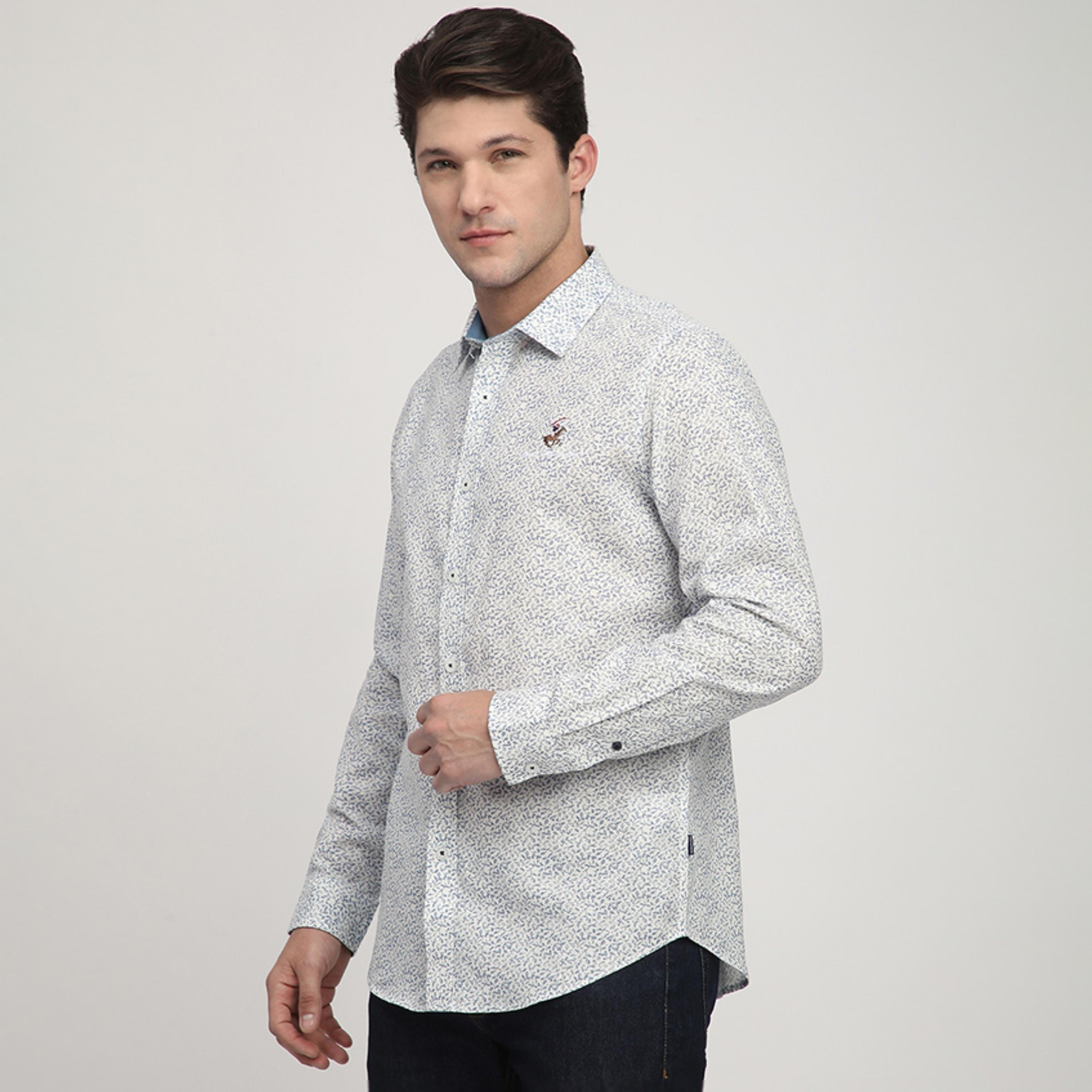 قميص رجالي بقصة عادية وأكمام طويلة وياقة مطبوعة من بيفرلي هيلز بولو كلوب-men-clothing-shirts-image-2
