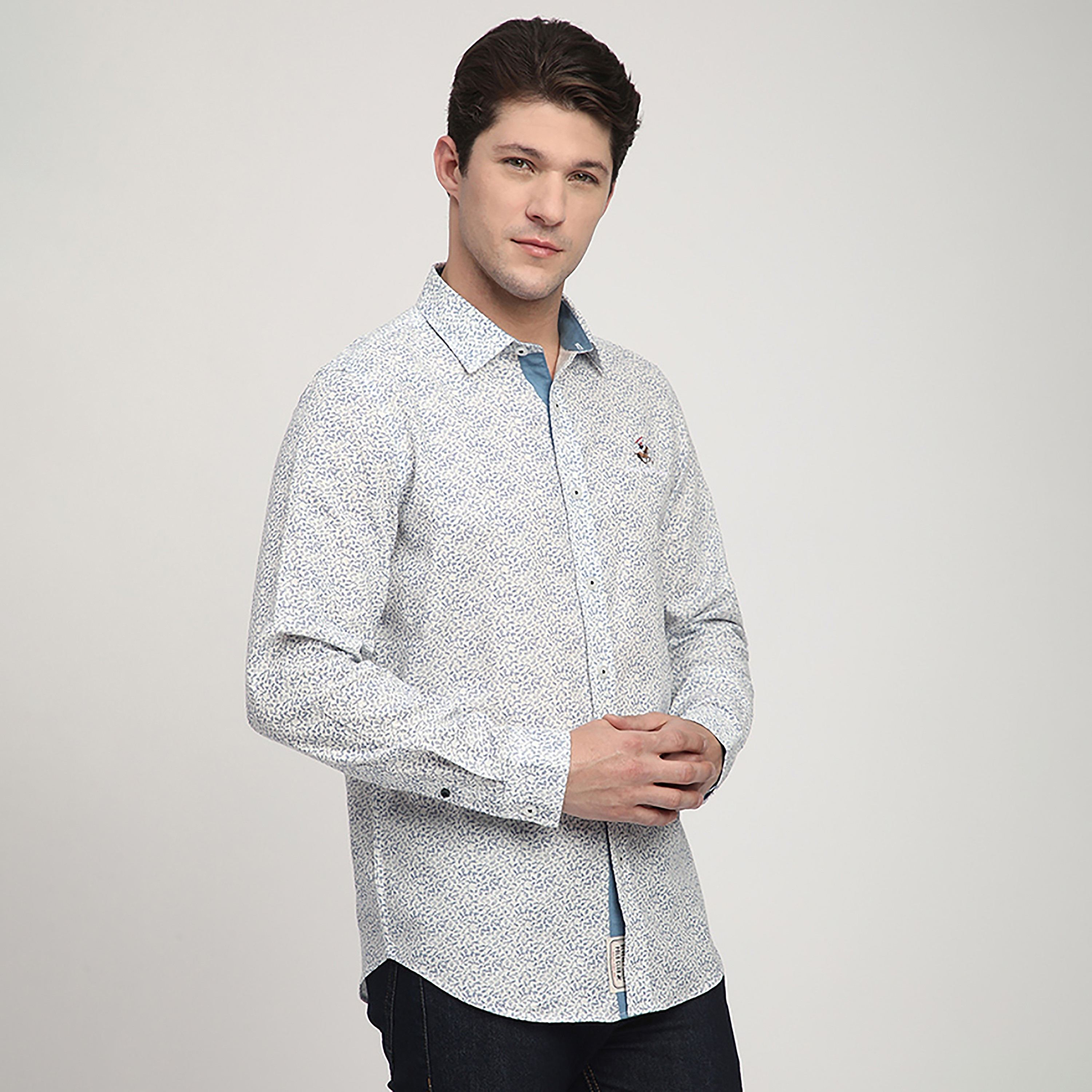 قميص رجالي بقصة عادية وأكمام طويلة وياقة مطبوعة من بيفرلي هيلز بولو كلوب-men-clothing-shirts-image-3
