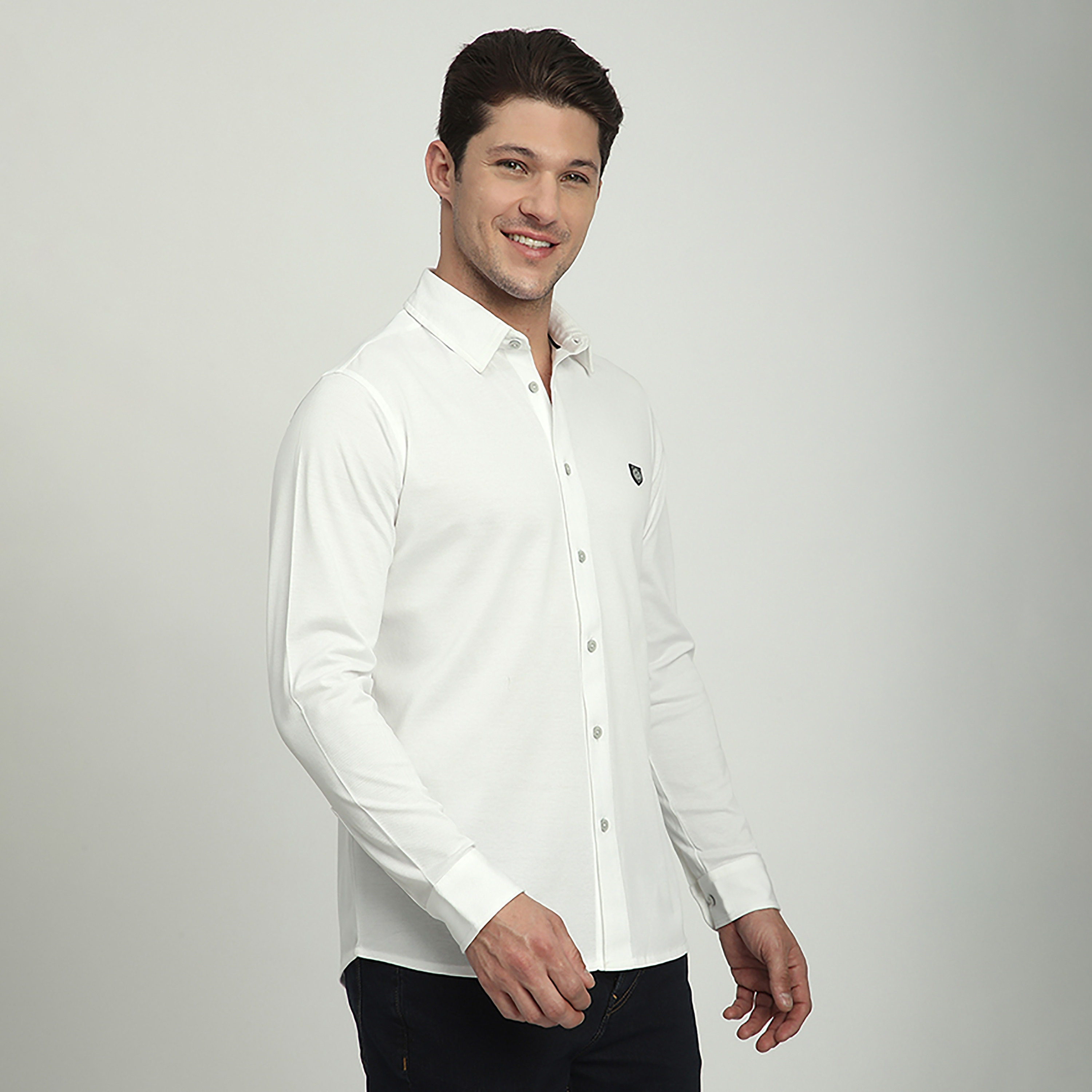Beverly Hills Polo Club Regular Fit Plain Collared Long Sleeves Men's Shirt-men-clothing-shirts-image-7