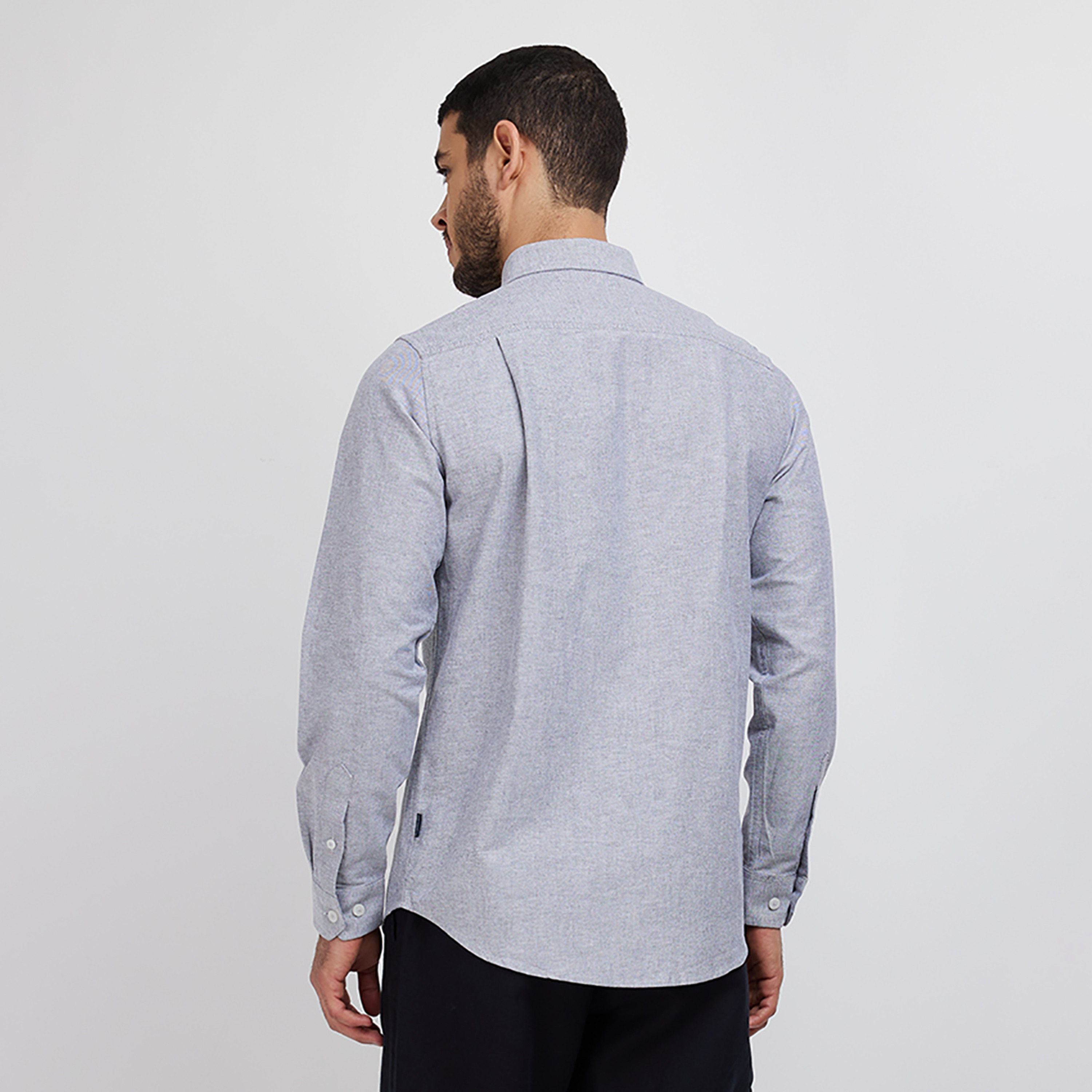 Beverly Hills Polo Club Logo Spread Collar Long Sleeves Casual Shirt-men-clothing-shirts-image-4