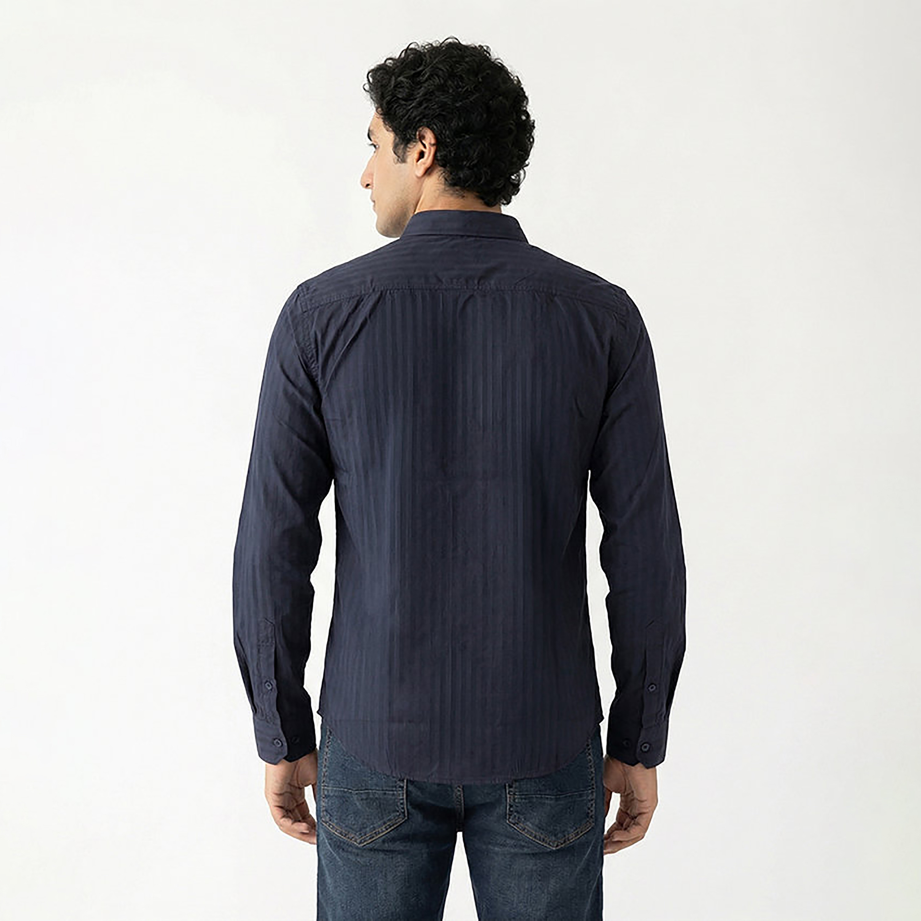 قميص رجالي مخطط بأكمام طويلة وياقة وأزرار وقصة عادية من بيفرلي هيلز بولو كلوب-men-clothing-shirts-image-5