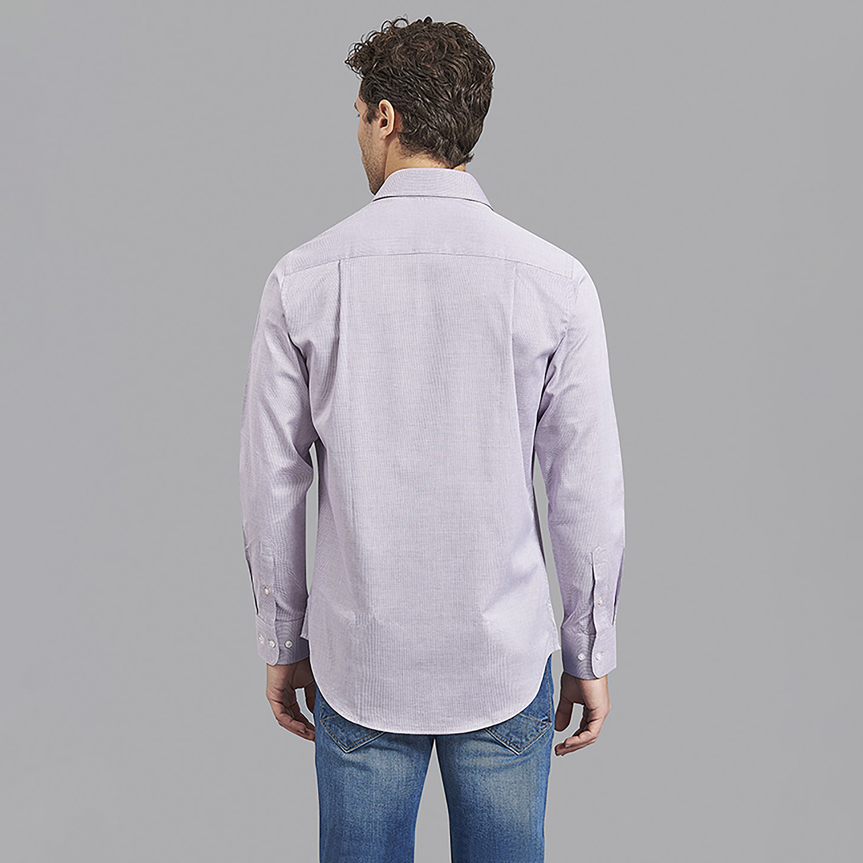 Beverly Hills Polo Club Men's Plain Collared Long Sleeve Shirt-men-clothing-shirts-image-4