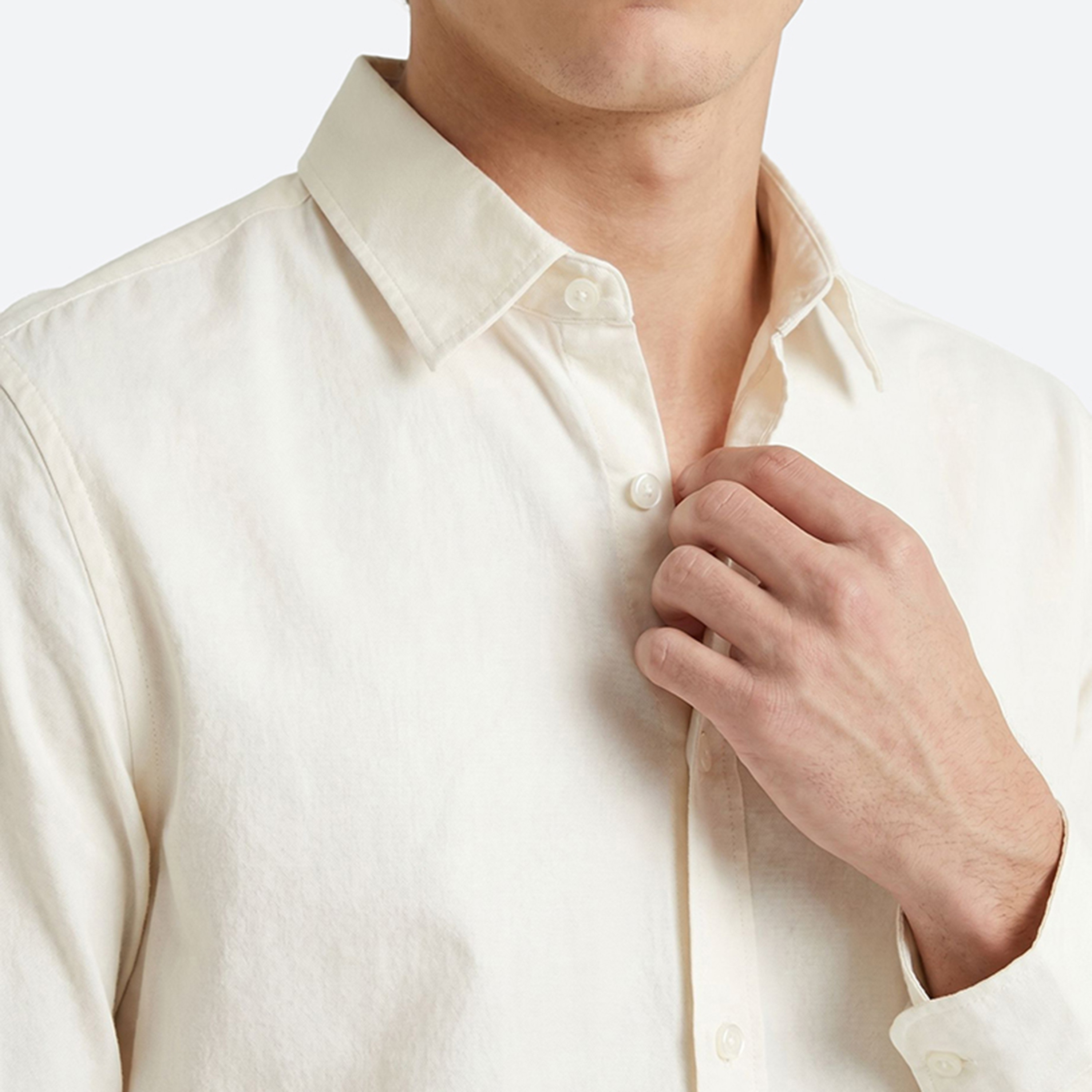 قميص للرجال بسيط بقصة منتظمة وياقة وأكمام طويلة من بيفرلي هيلز بولو كلوب-men-clothing-shirts-image-4