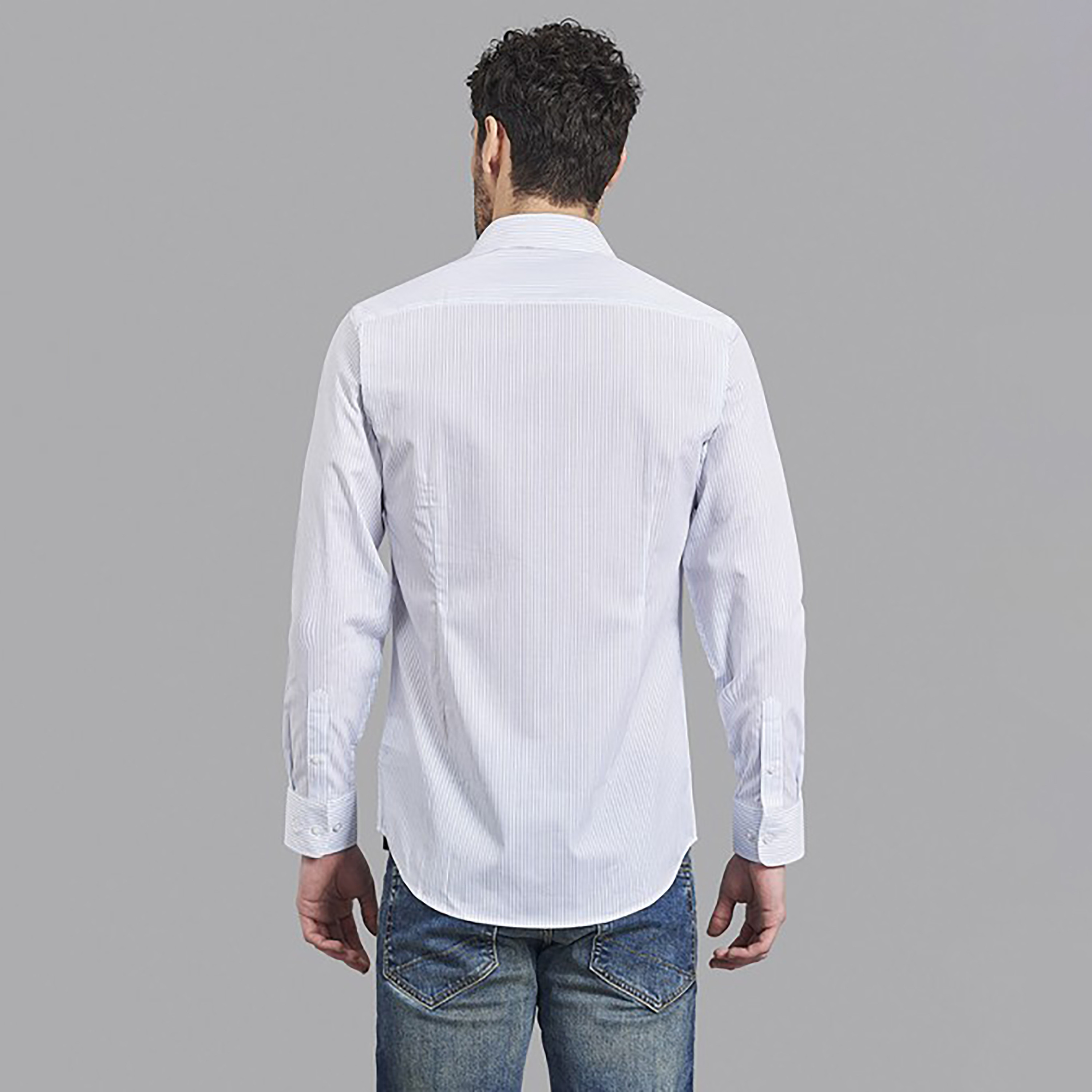 بيفرلي هيلز بولو كلوب-  قميص رجالي مخطط بأكمام طويلة وياقة-men-clothing-shirts-image-4