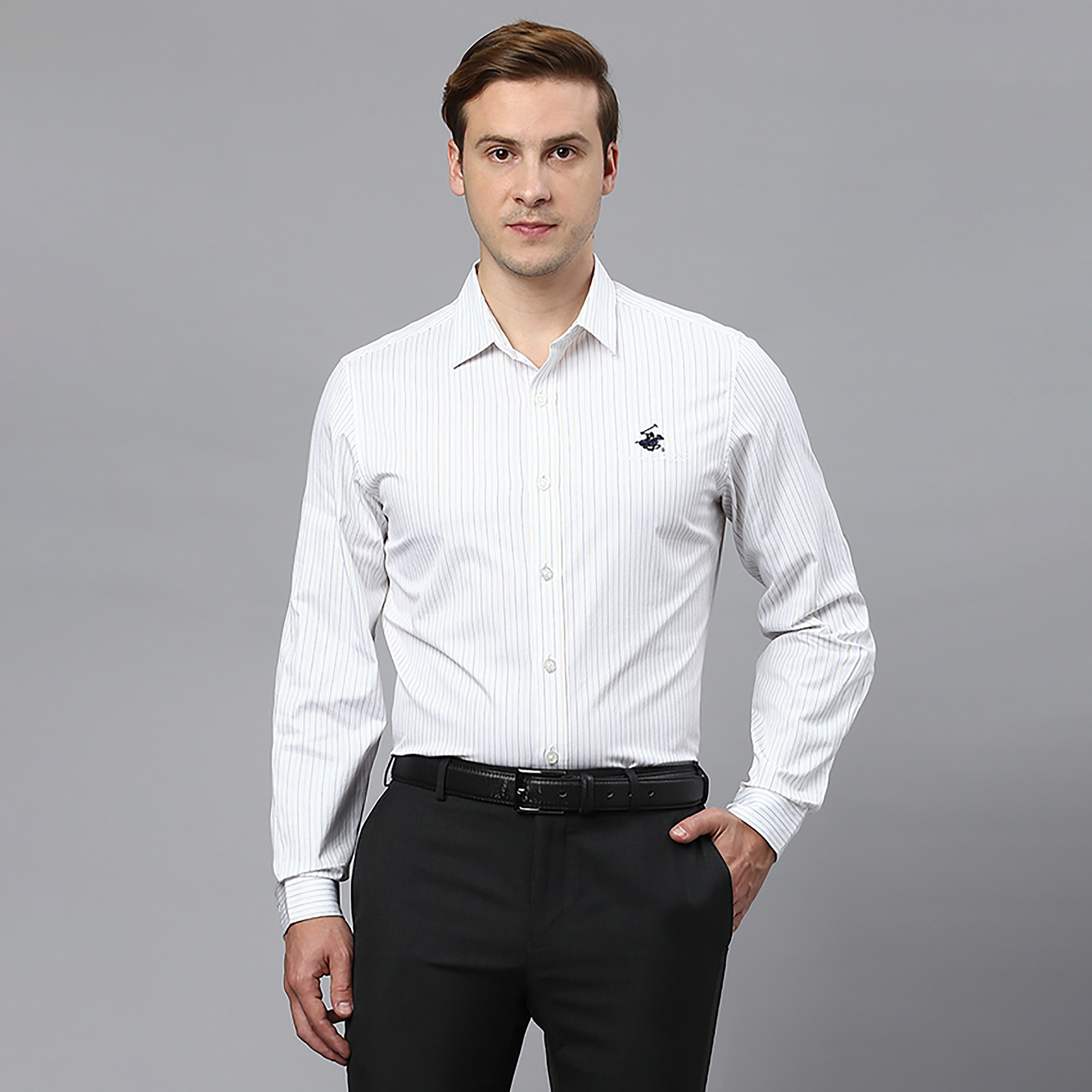 White regular cheap fit shirt