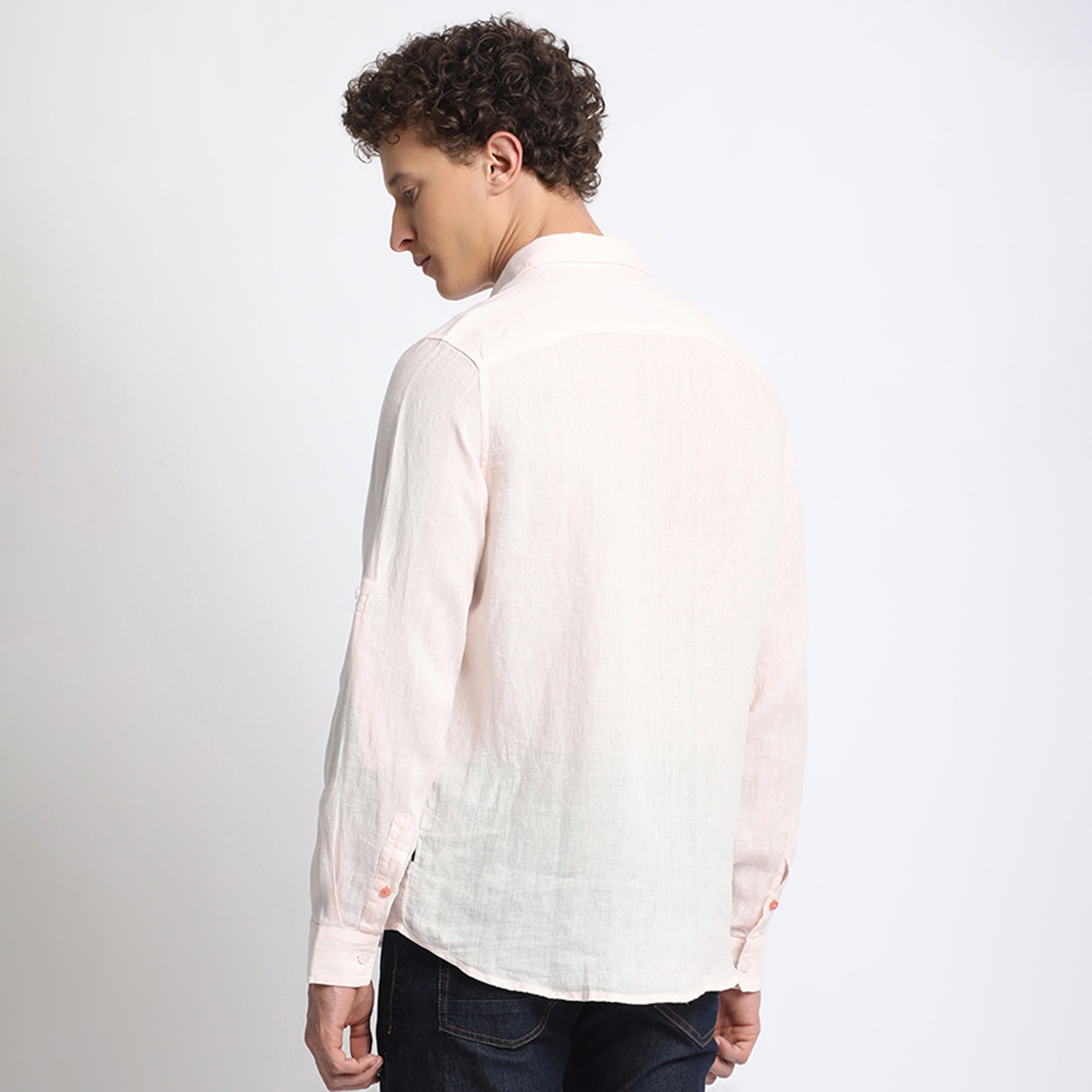 Beverly Hills Polo Club Regular Fit Plain Collared Long Sleeves Shirt-men-clothing-shirts-image-4