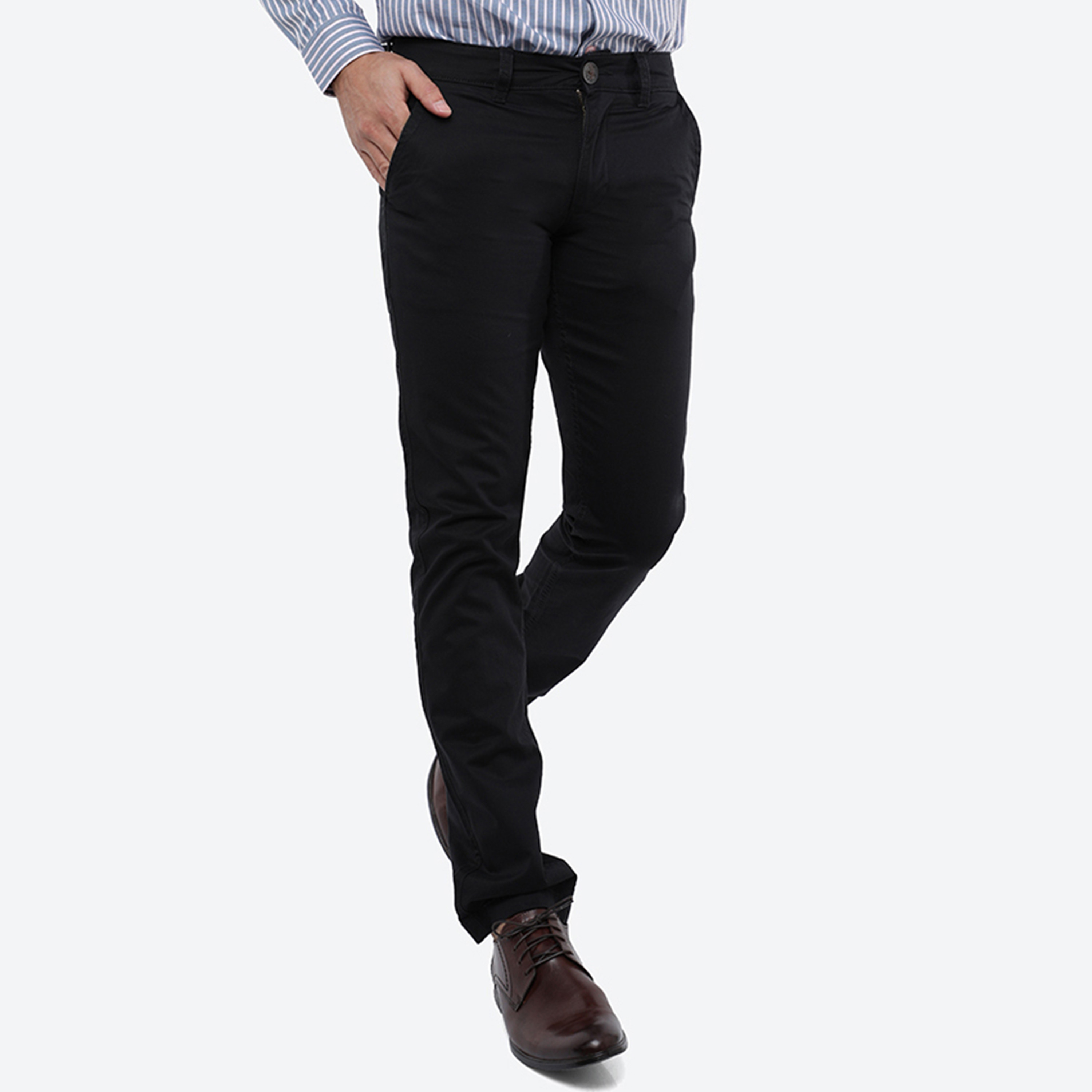 بنطال فارمل من بيفرلي هيلز بولو كلوب ذو سليم فت-men-clothing-bottoms-trousersandchinos-trousers-image-1