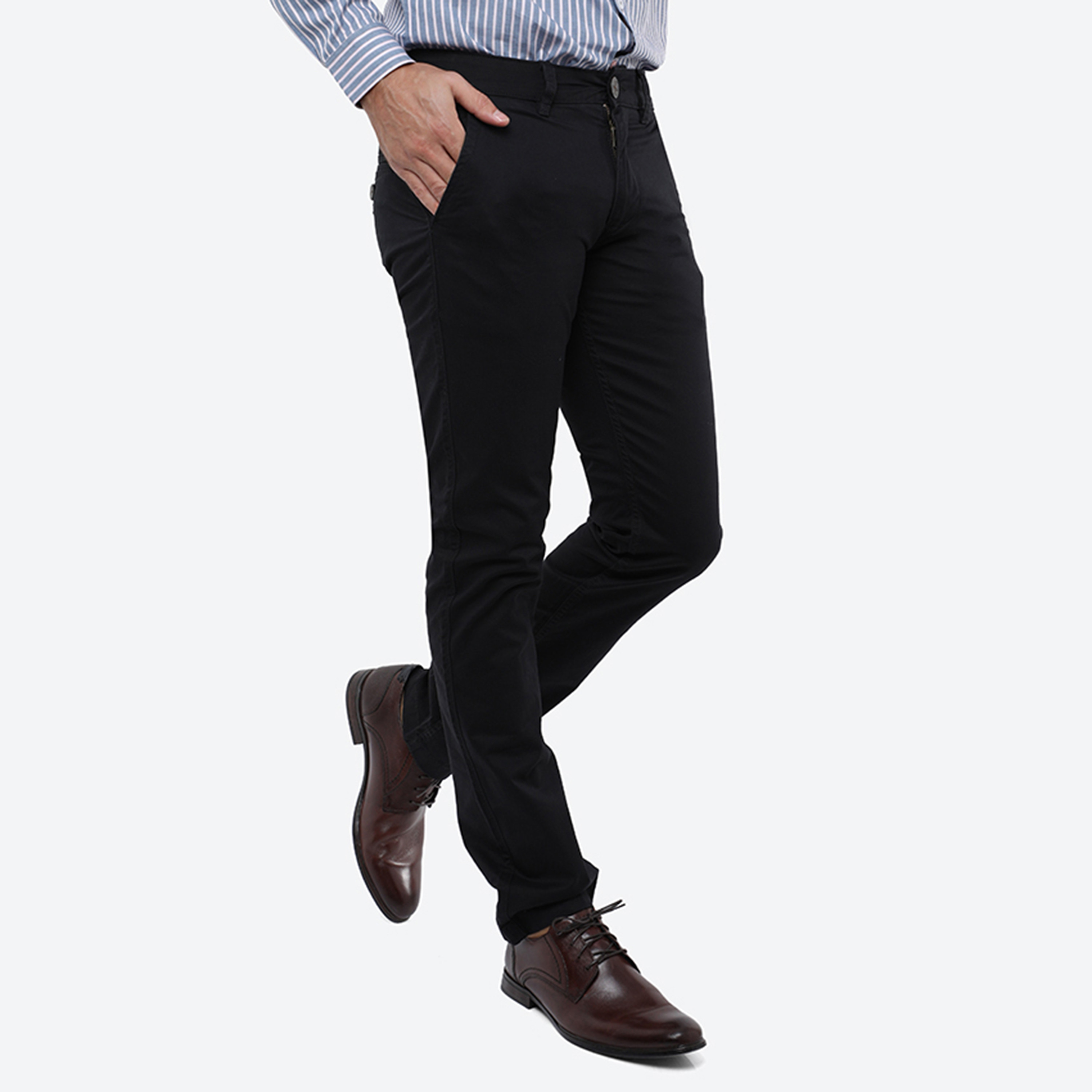 بنطال فارمل من بيفرلي هيلز بولو كلوب ذو سليم فت-men-clothing-bottoms-trousersandchinos-trousers-image-4