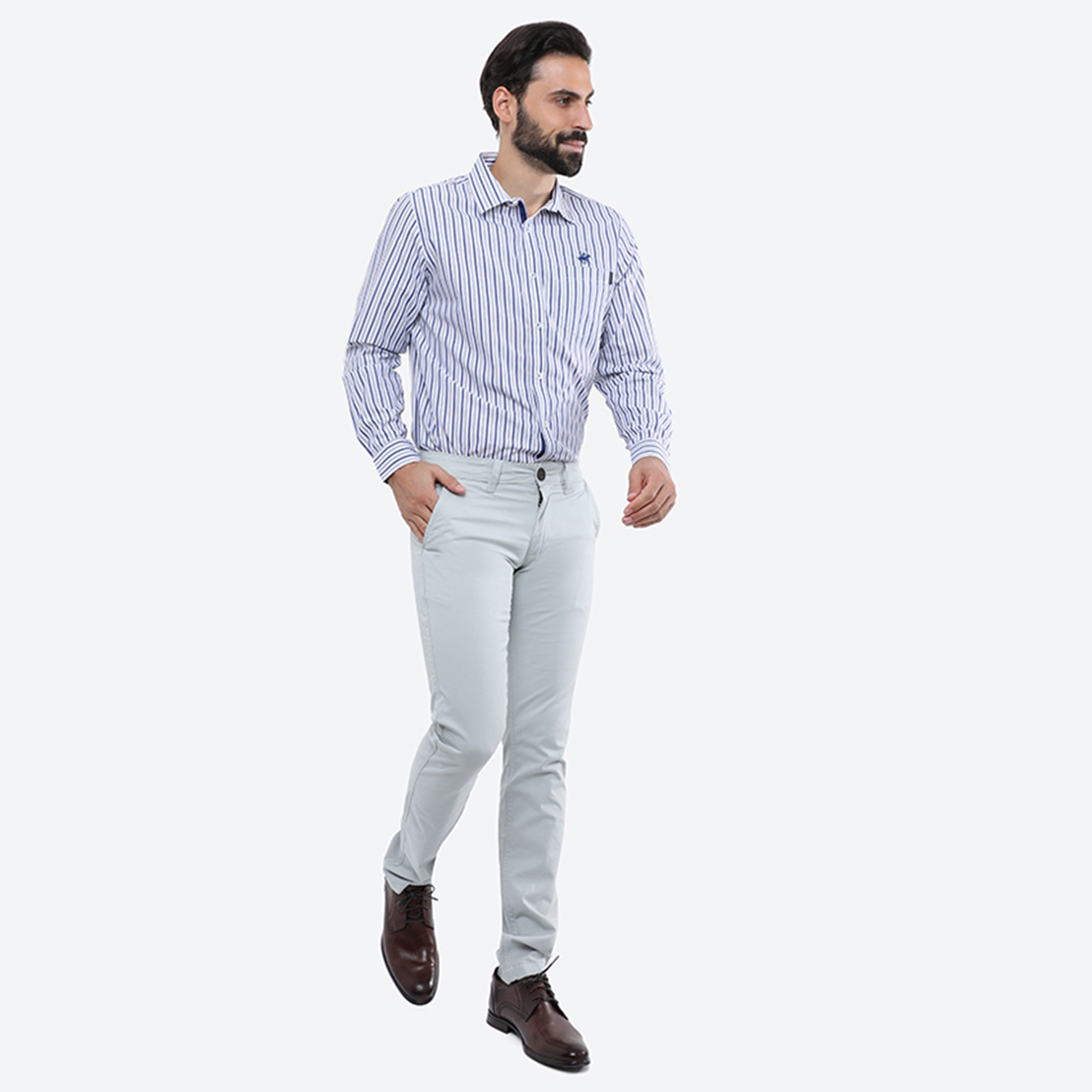 بنطال فارمل من بيفرلي هيلز بولو كلوب ذو سليم فت-men-clothing-bottoms-trousersandchinos-trousers-image-14