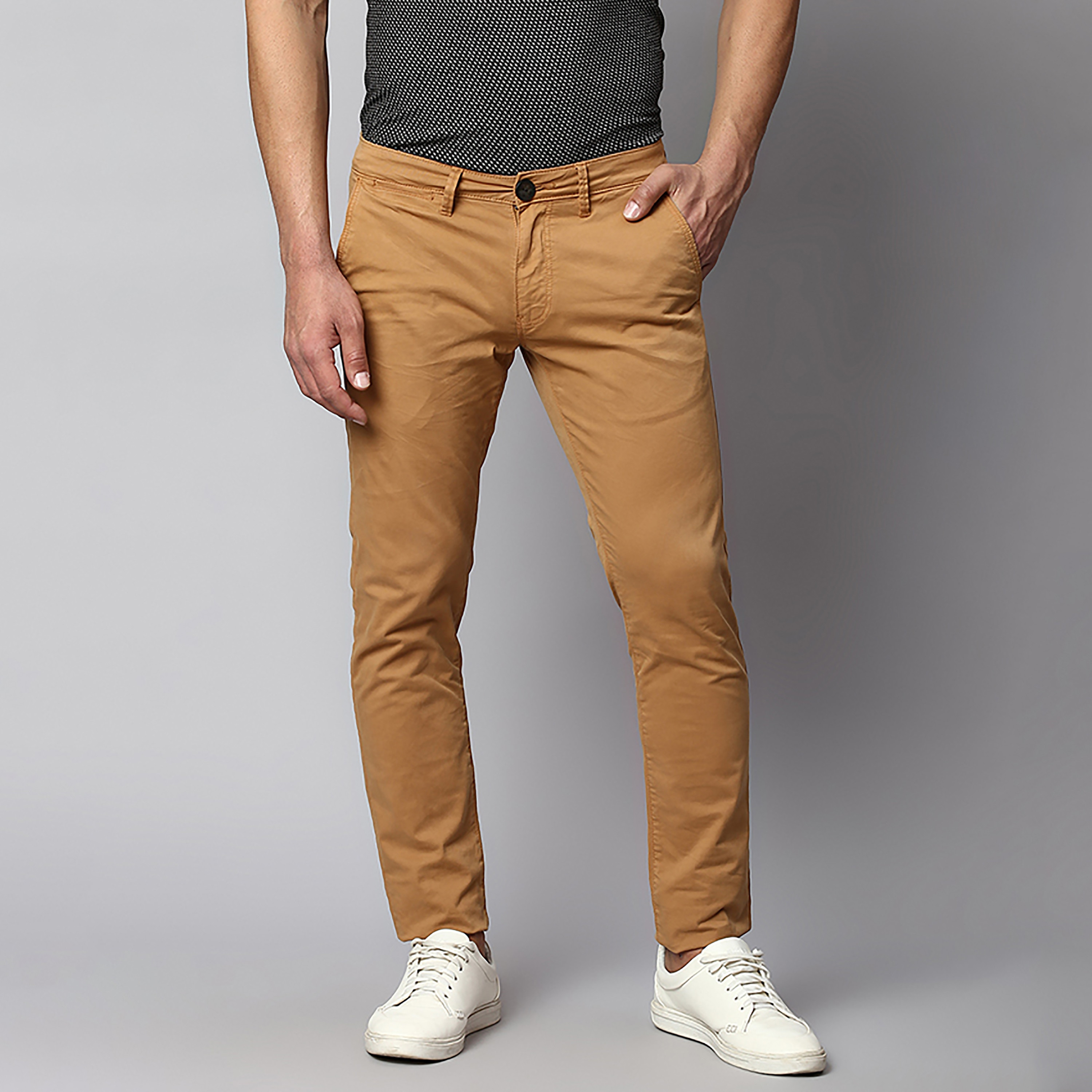 سروال سادة متوسط الارتفاع من بيفرلي هيلز بولو كلوب-men-clothing-bottoms-trousersandchinos-trousers-image-1