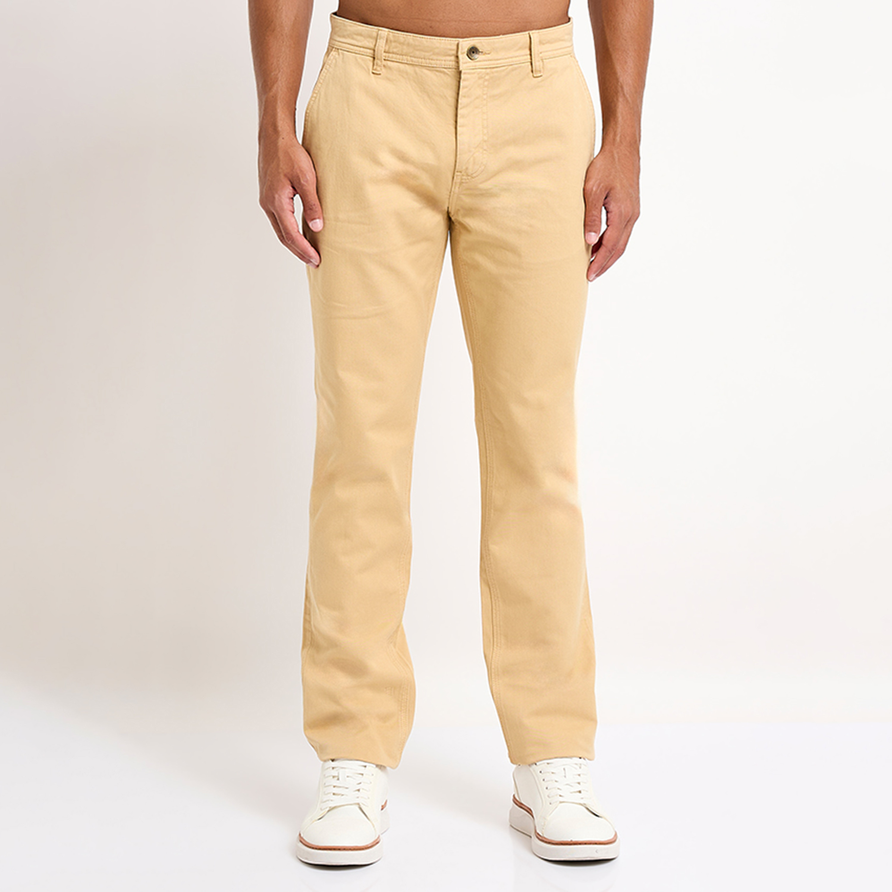 Beverly Hills Polo Club Plain Mid-Rise Button & Zip Fly Men's Trousers-PROMO_CP_BHPC_101125-image-1