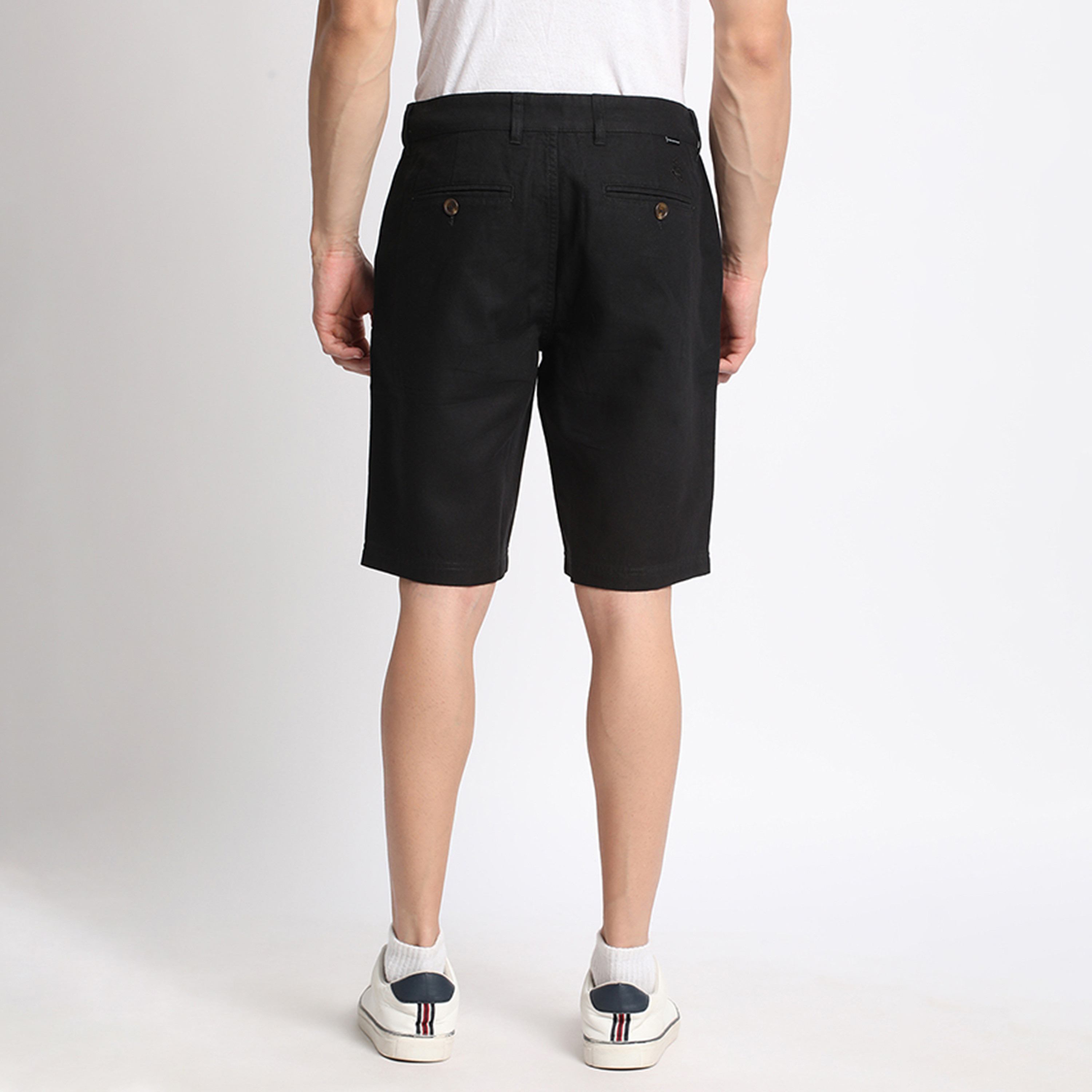 Beverly Hills Polo Club Plain Mid-Rise Button & Zip Fly Men's Chino Shorts-men-clothing-bottoms-shorts-image-8