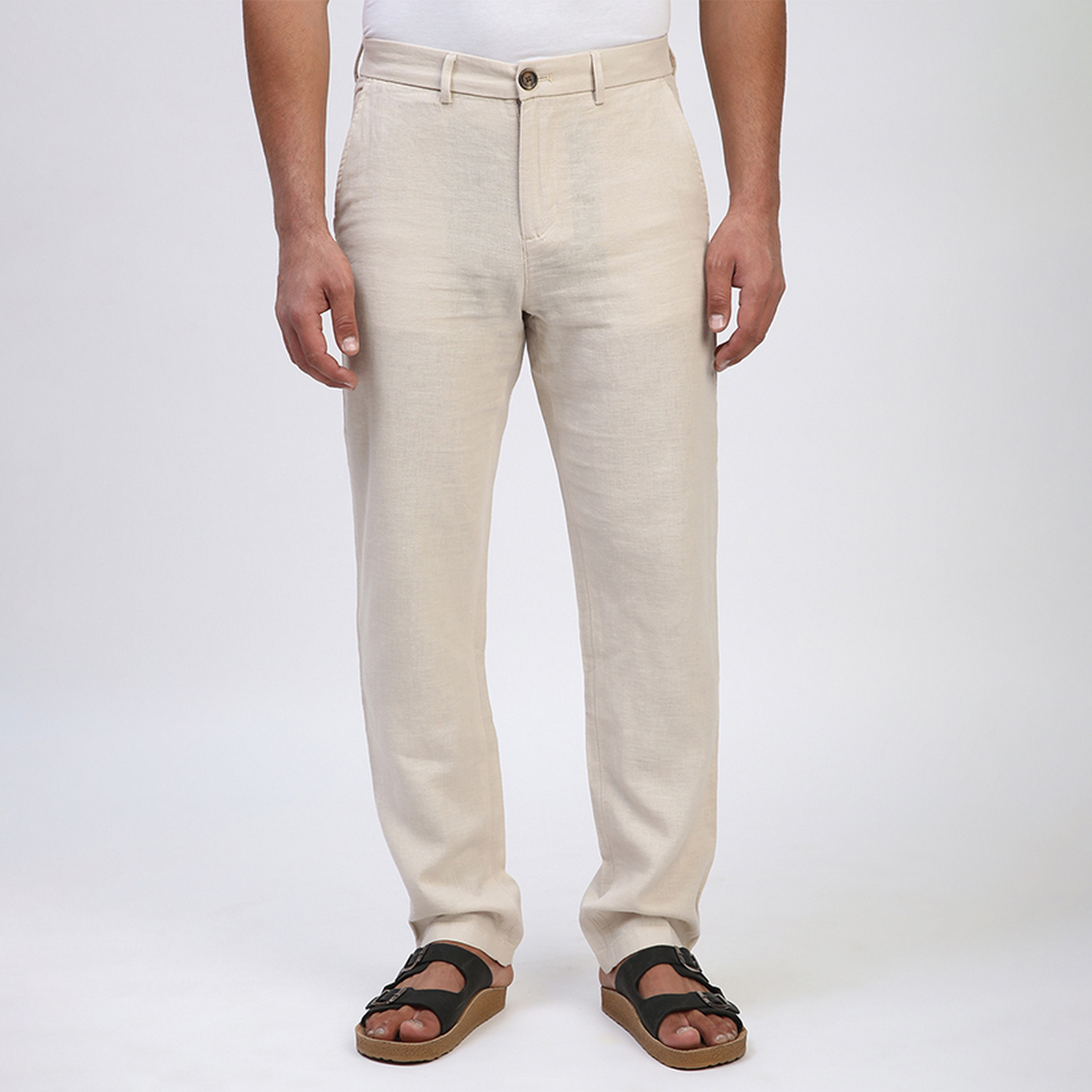 بنطال تشينو رجالي بقصة ضيقة وخصر متوسط من بيفرلي هيلز بولو كلوب-men-clothing-bottoms-trousersandchinos-chinos-image-1