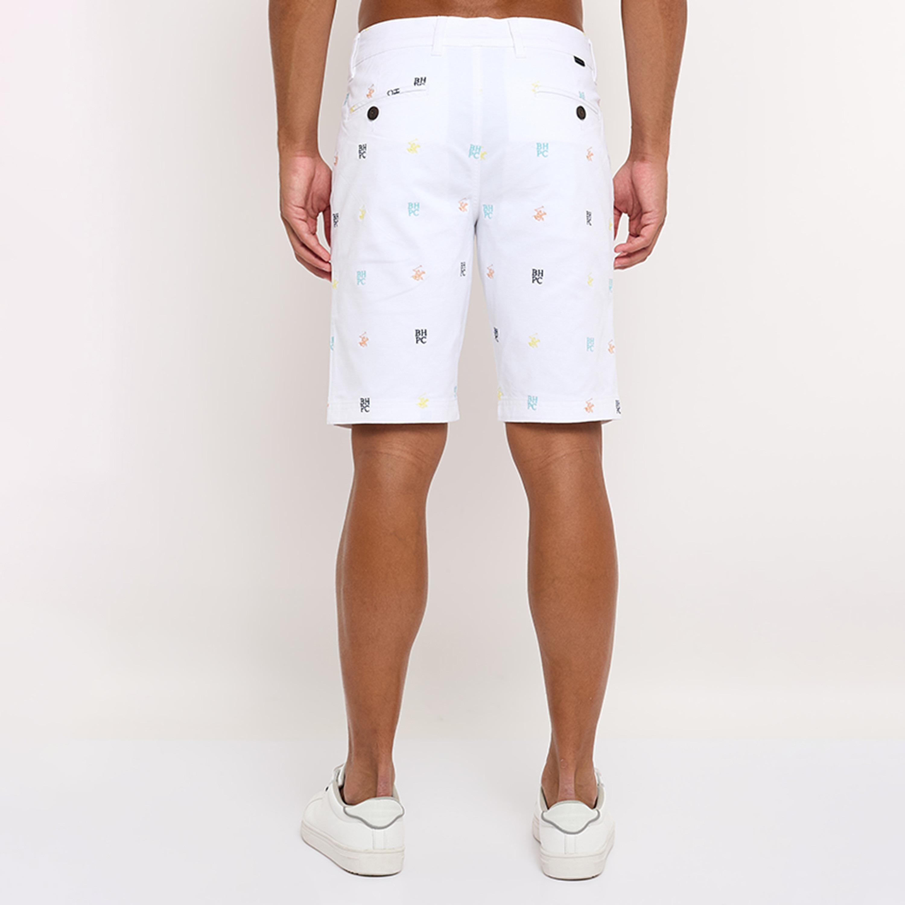 Beverly Hills Polo Club Embroidered Logo Mid-Rise Button & Zip Fly Men's Chino Shorts-men-clothing-bottoms-shorts-image-4
