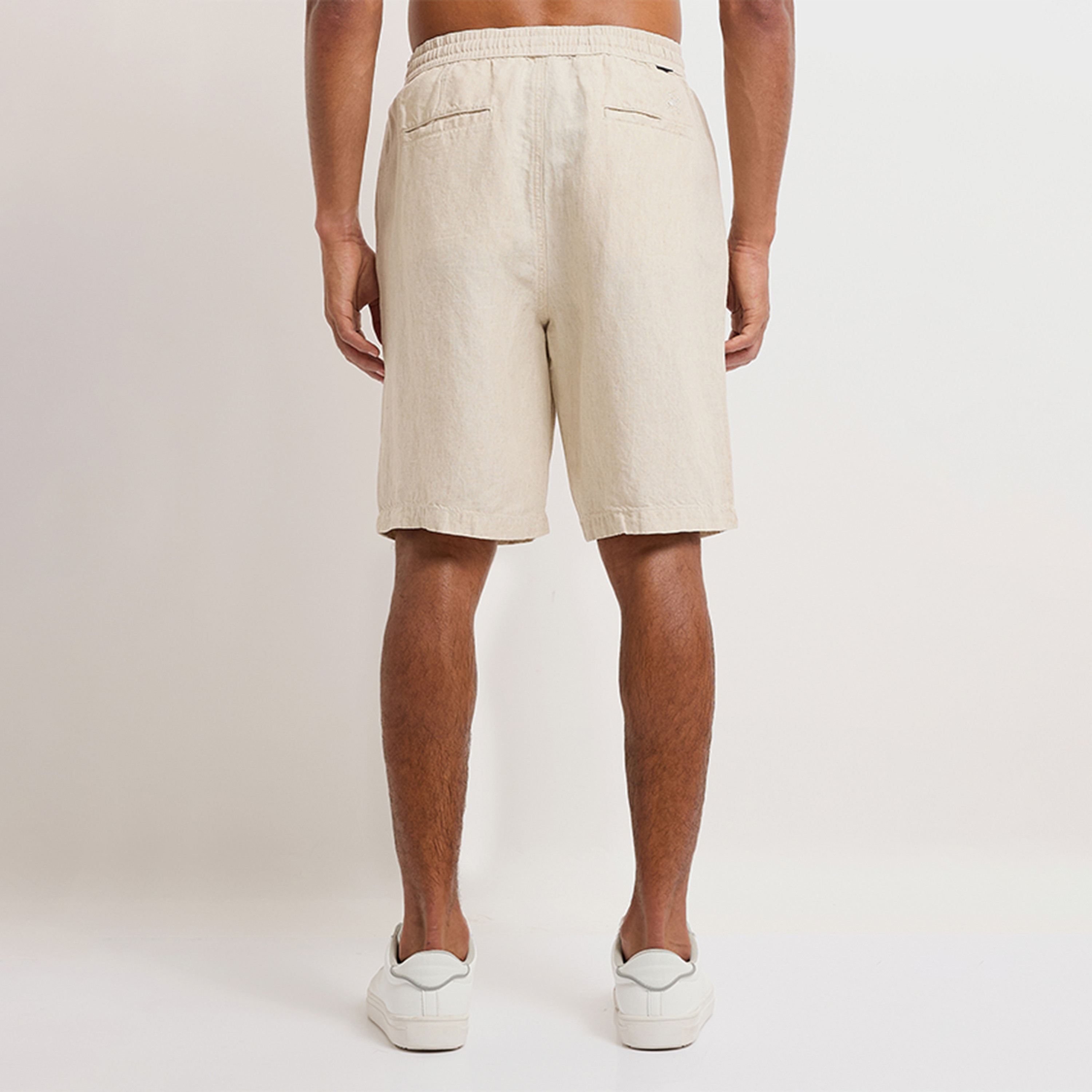 Beverly Hills Polo Club Plain Mid-Rise Drawstring Closure Men's Shorts-men-clothing-bottoms-shorts-image-4